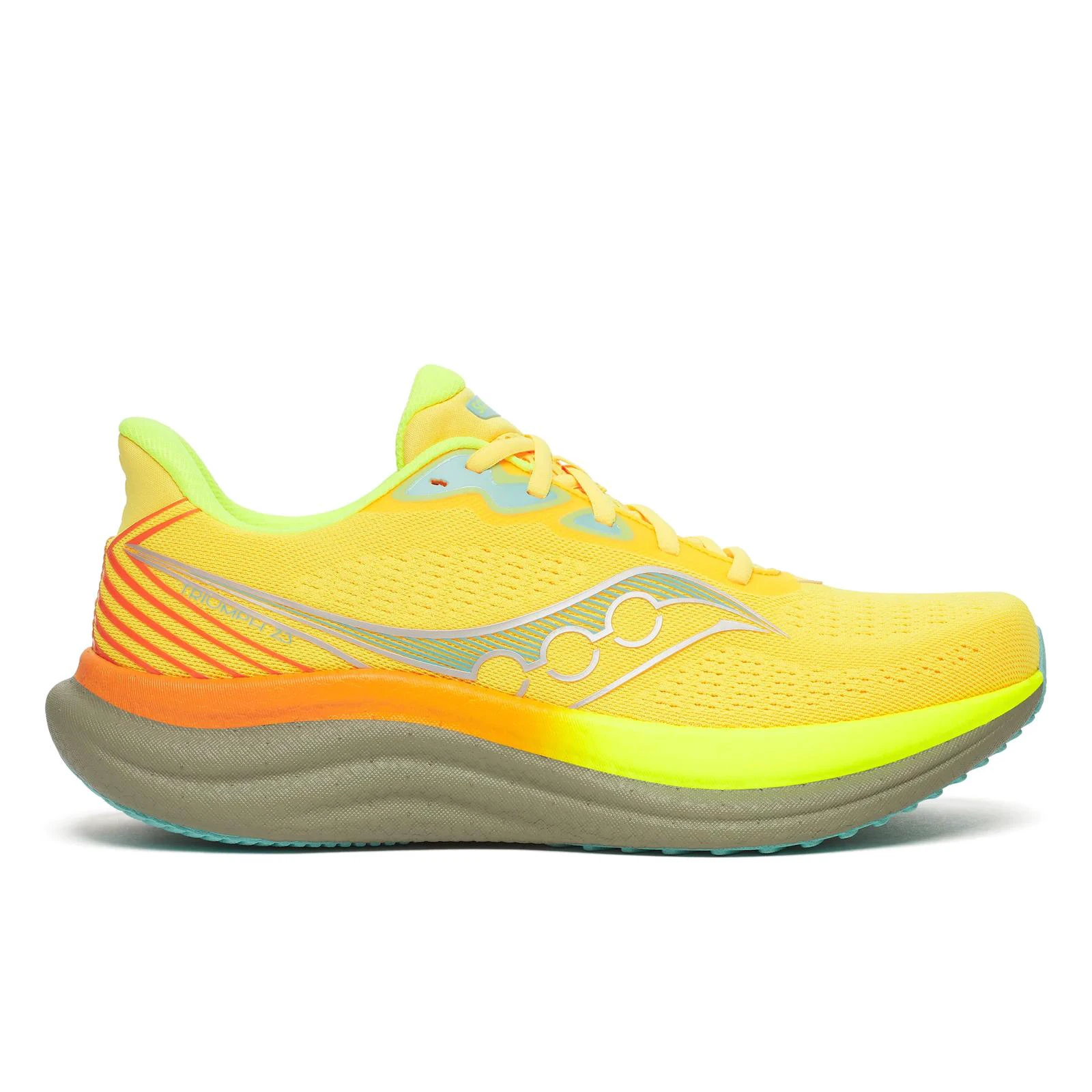 Pantofi alergare Saucony Triumph 23 - galben Vizigold | Laurel | PWRRUN PB - 189017