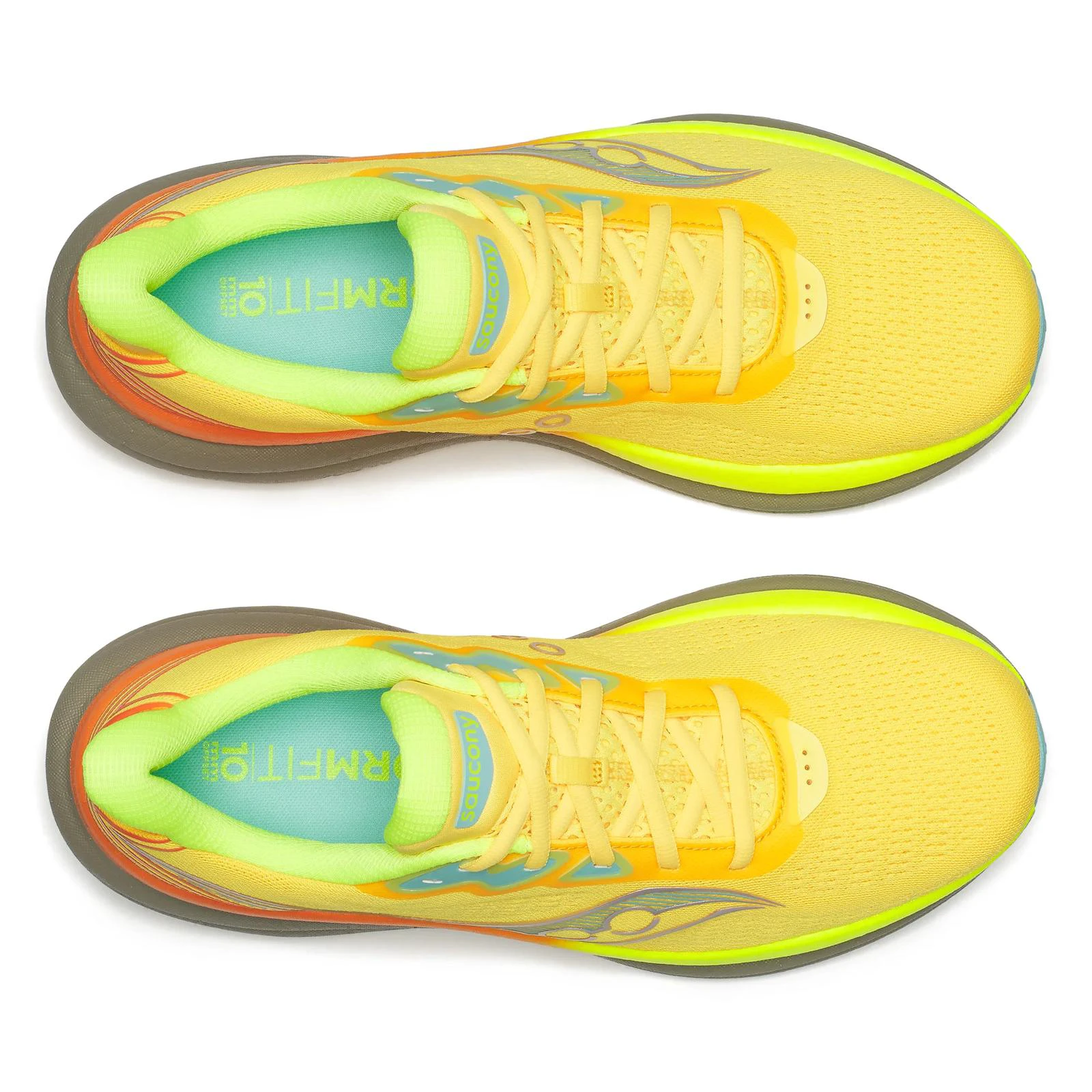 5. Pantofi alergare Saucony Triumph 23 - galben Vizigold | Laurel | PWRRUN PB