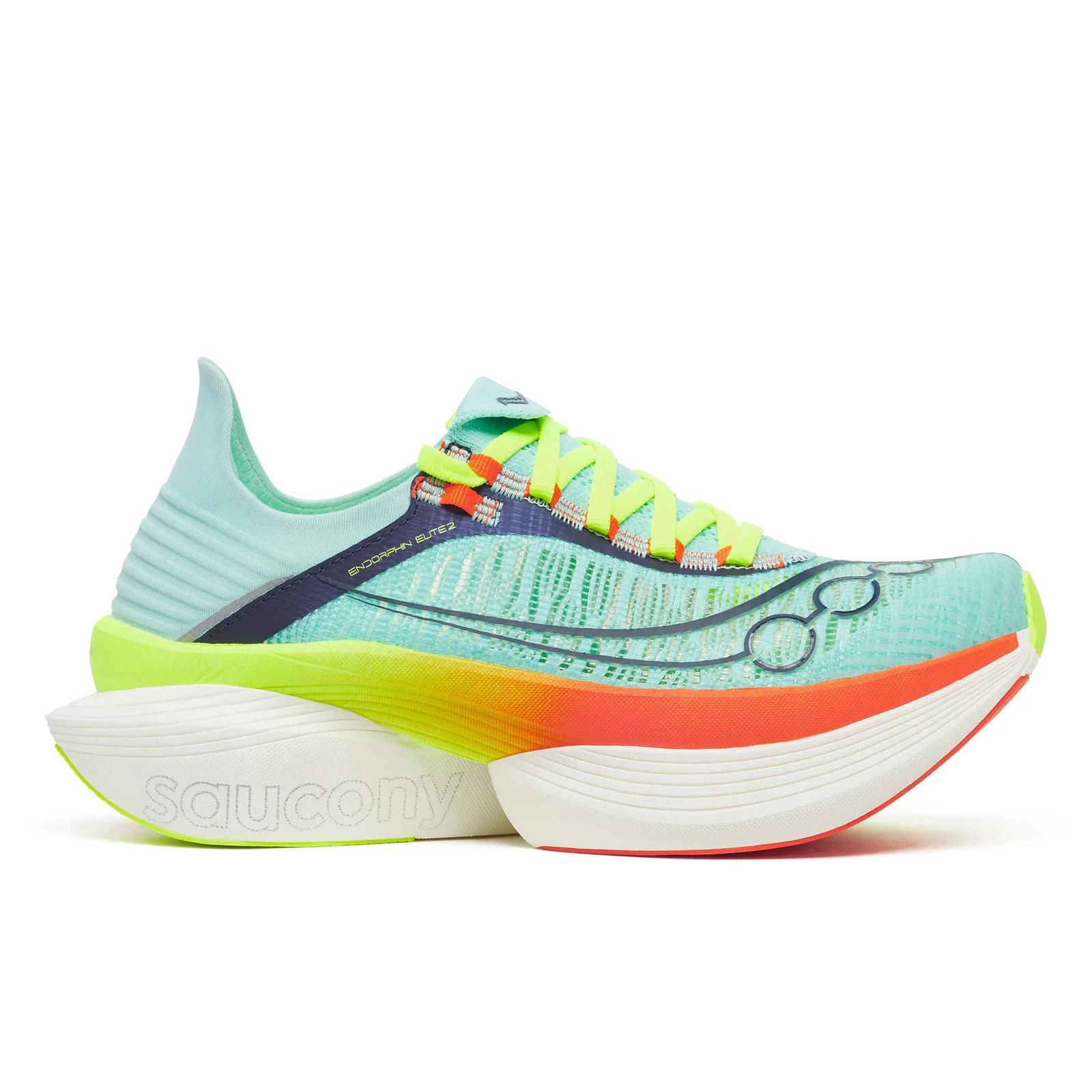 Pantofi alergare Saucony Endorphin Elite 2 - Splash | Fire | placă carbon - 189145