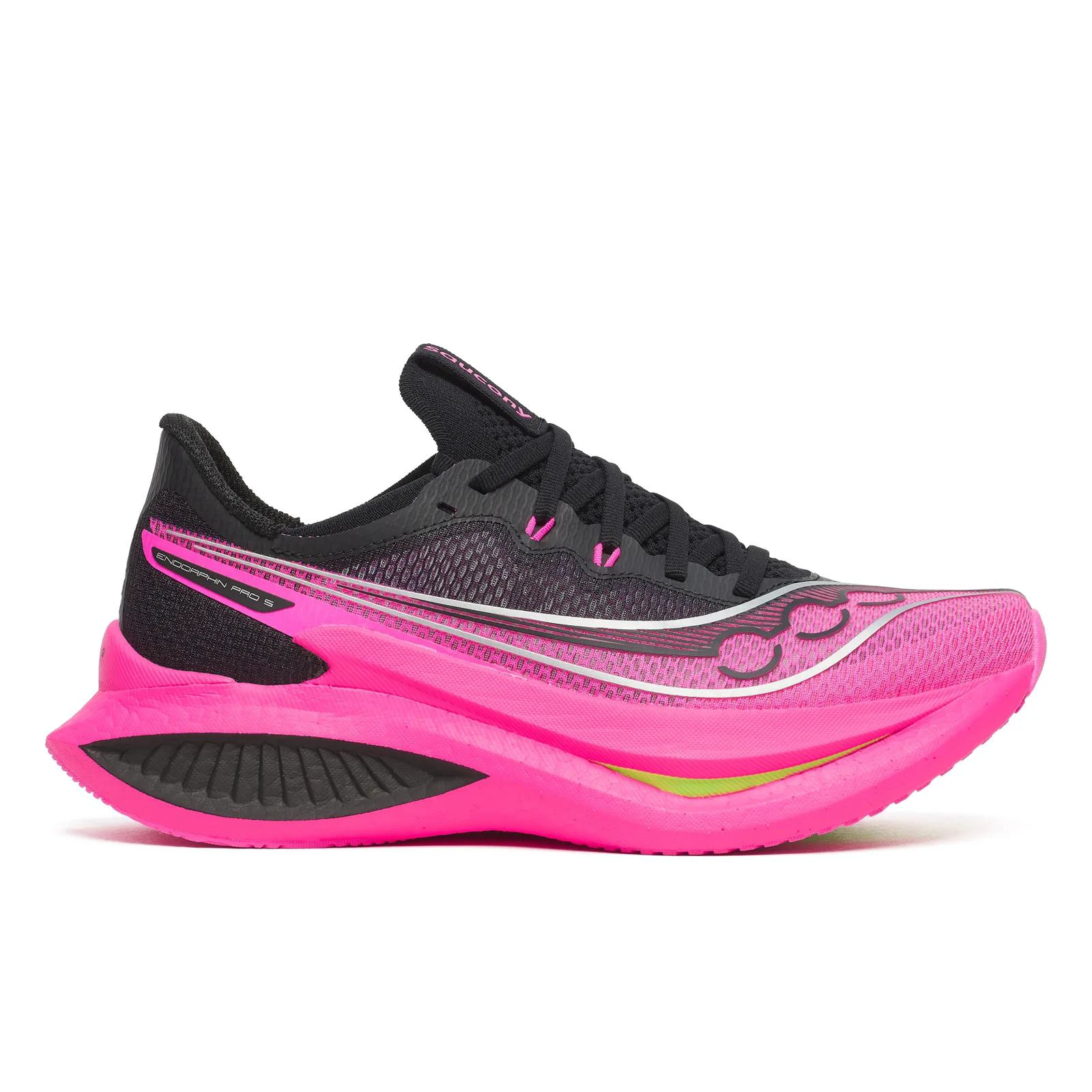 1. Pantofi alergare Saucony Endorphin Pro 5 W - negru | placă carbon