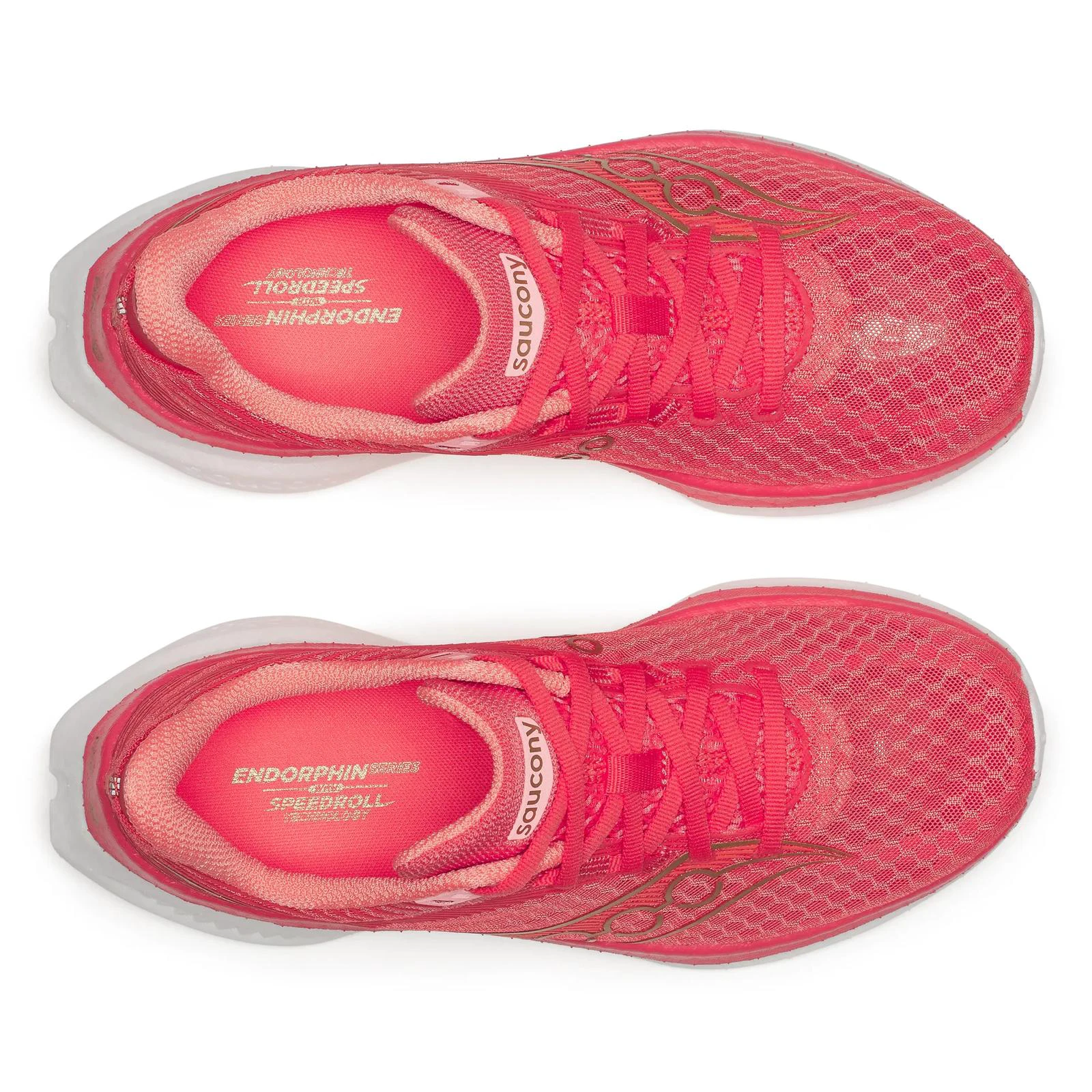 5. Pantofi alergare Saucony Endorphin Speed 5 femei - coral | viteză și reactivitate
