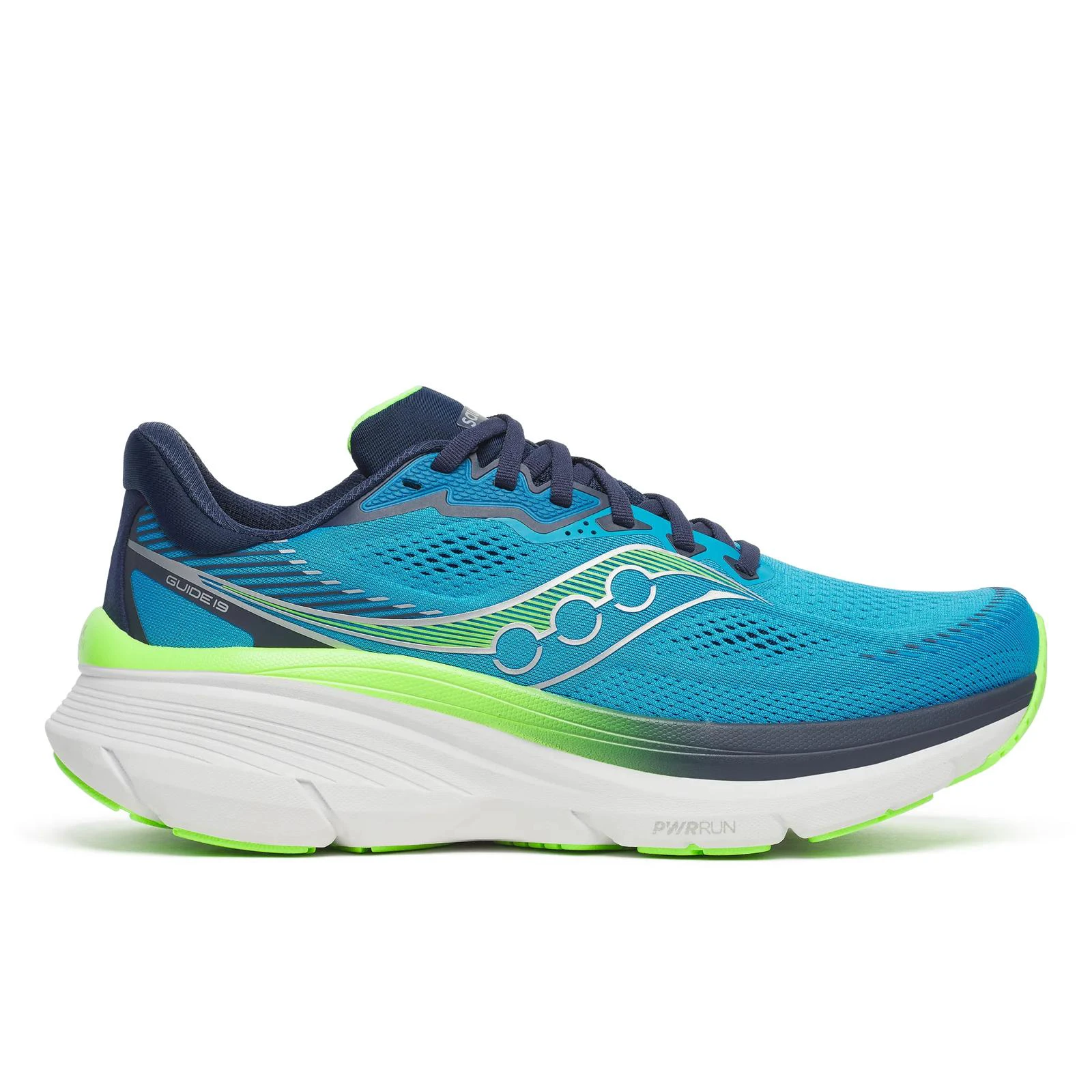 1. Pantofi alergare Saucony Guide 19 - albastru Cobalt | Navy | stabilitate