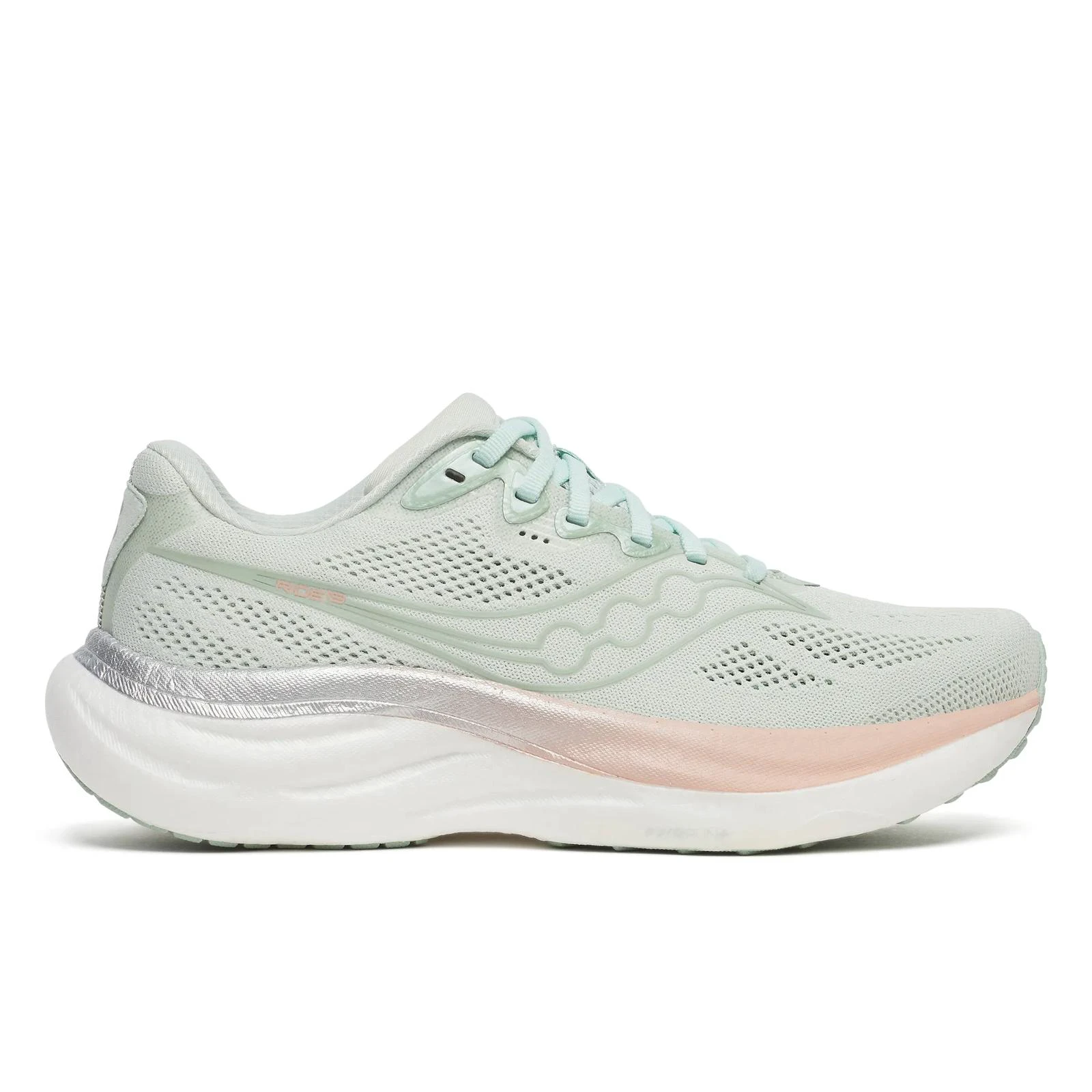 Pantofi alergare Saucony Ride 19 W - verde Mist | Cameo | PWRRUN+ - 189831