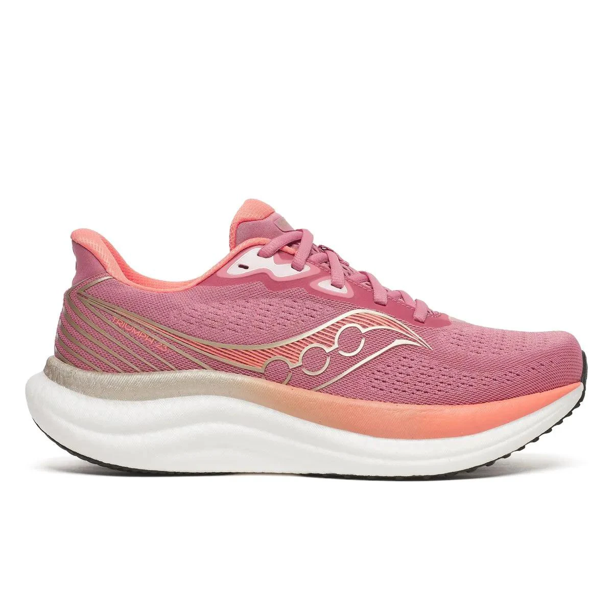 Pantofi alergare Saucony Triumph 23 W - mov Mauve | Black | amortizare maximă - 189846