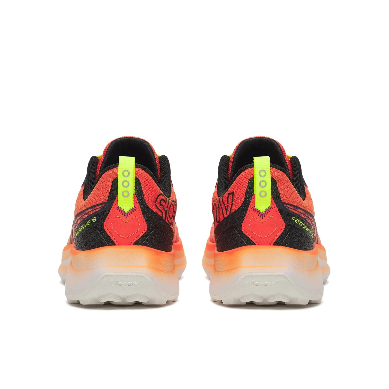 4. Pantofi alergare trail Saucony Peregrine 16 - portocaliu Fire | grip Vibram