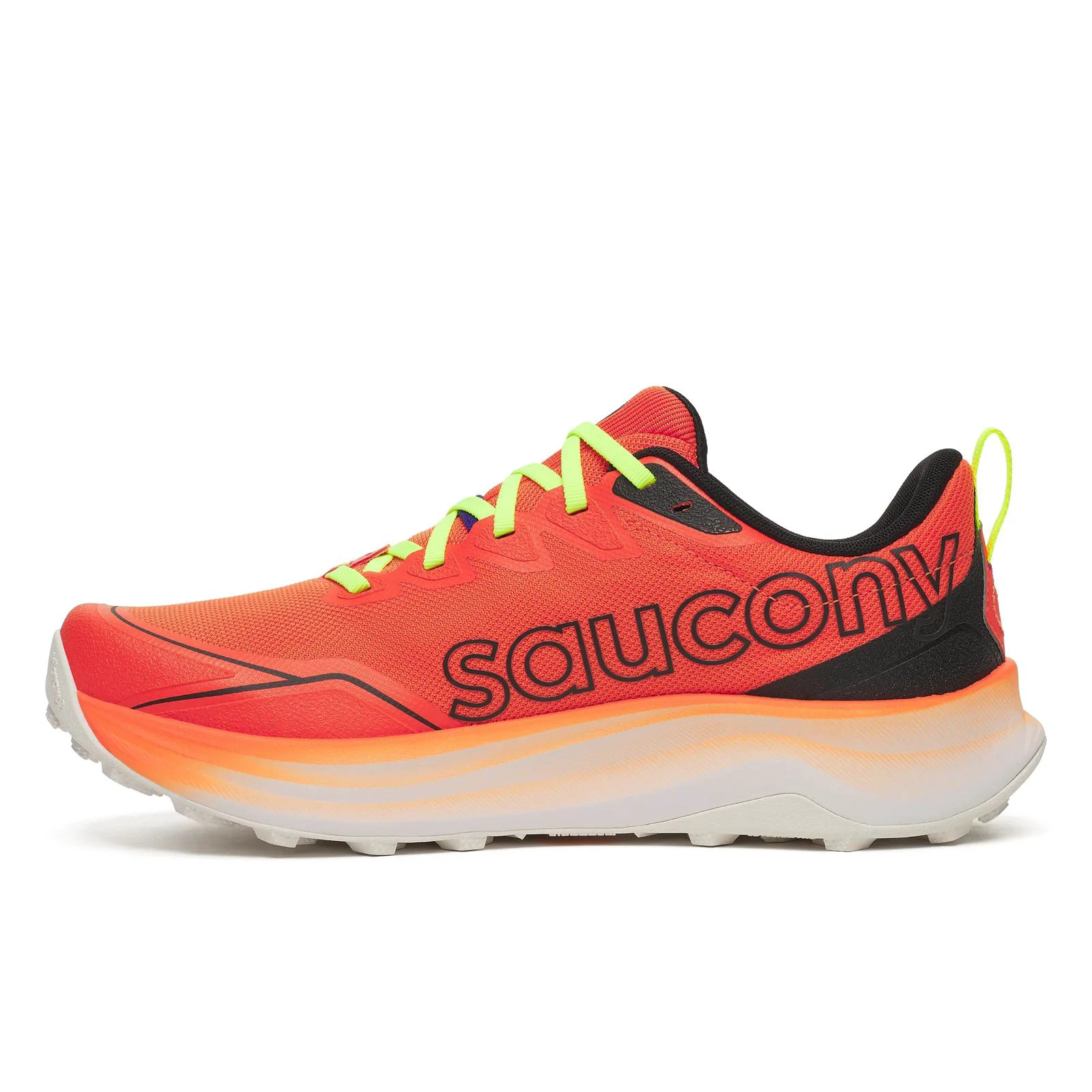3. Pantofi alergare trail Saucony Peregrine 16 - portocaliu Fire | grip Vibram