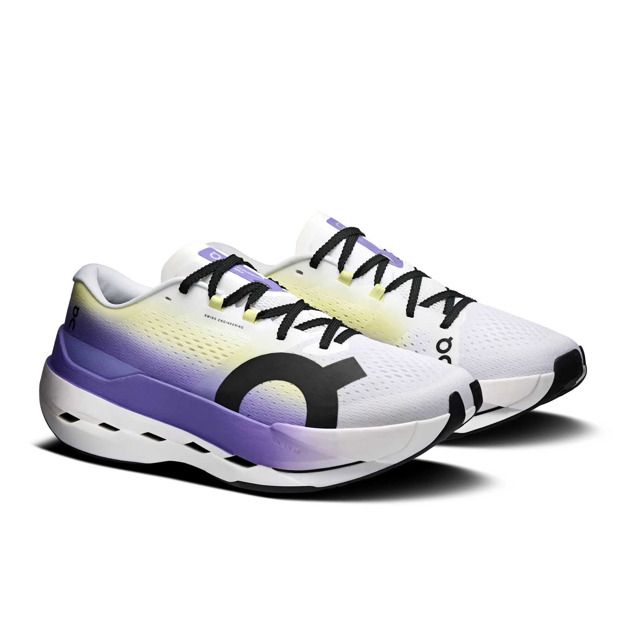 6. Pantofi alergare On Cloudboom Max - performanță maraton - White | Juniper