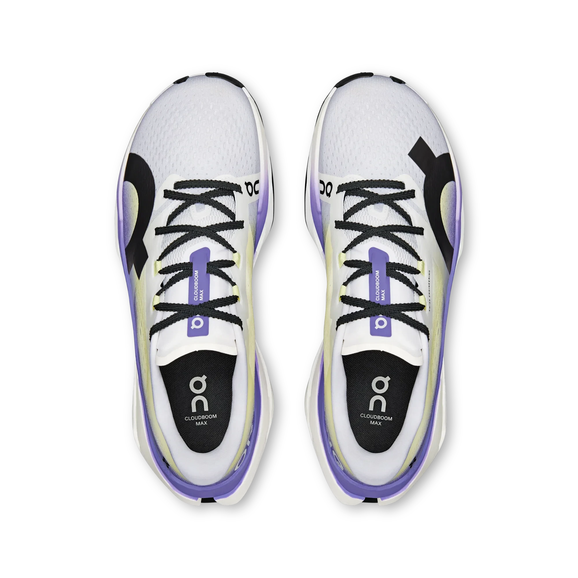 2. Pantofi alergare On Cloudboom Max - performanță maraton - White | Juniper
