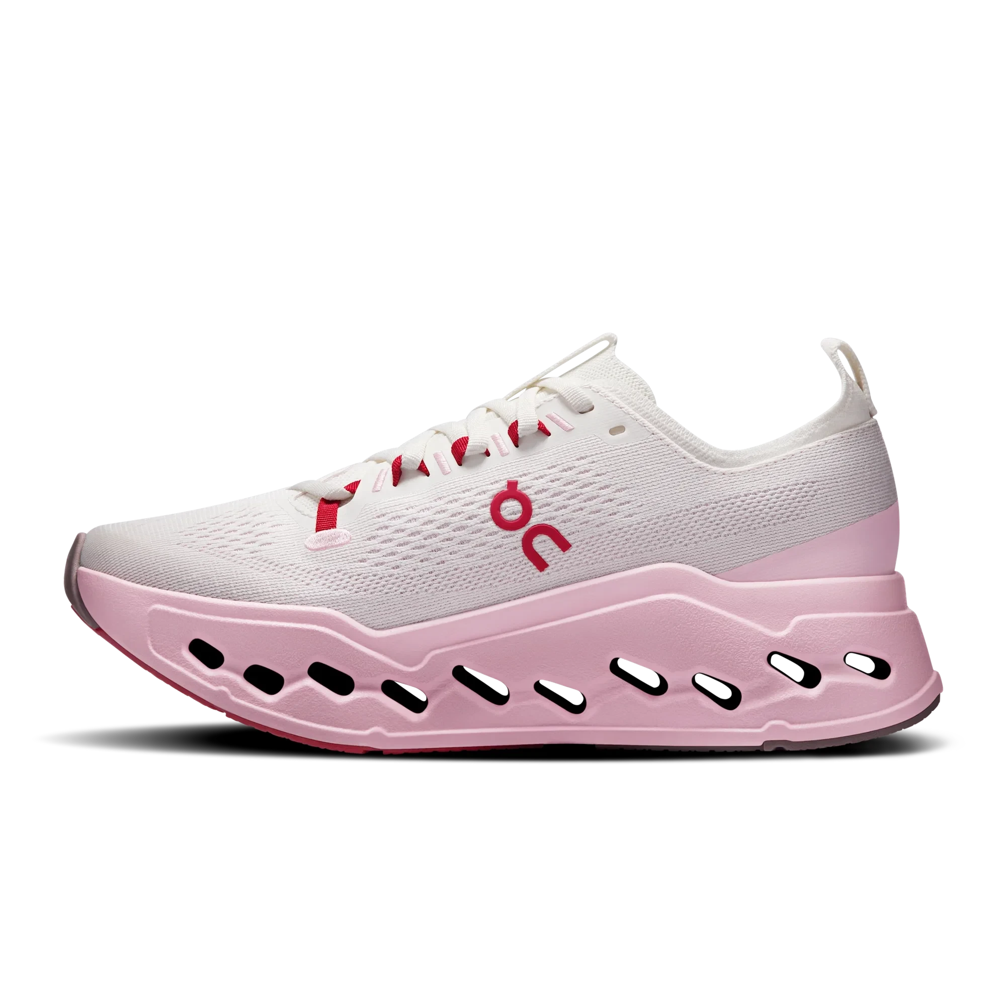 4. Pantofi alergare On Cloudsurfer Max W - amortizare maximă - Ivory | Peony