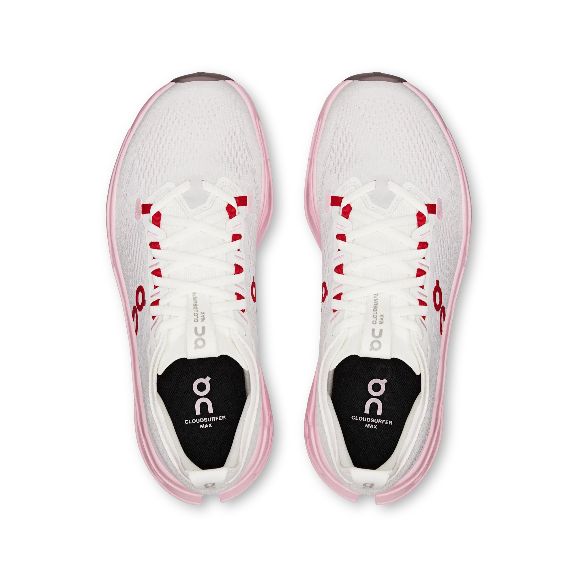 2. Pantofi alergare On Cloudsurfer Max W - amortizare maximă - Ivory | Peony