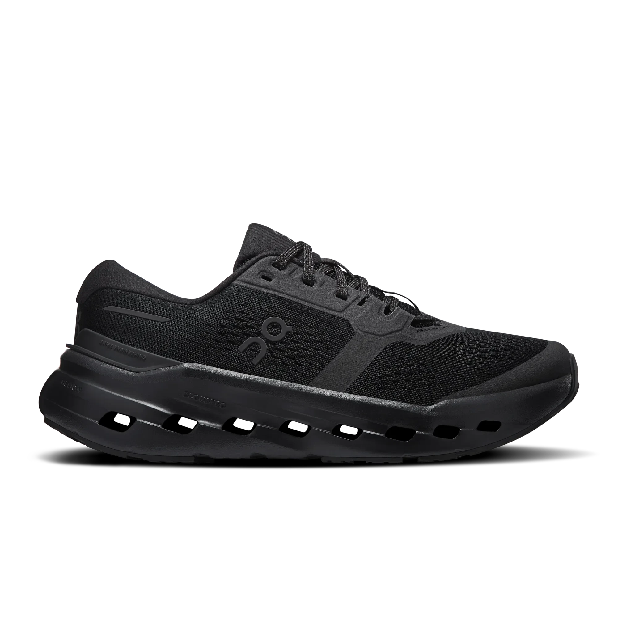 1. Pantofi alergare On Cloudrunner 3 Wide - cushioning stabil pe șosea - Black | Black