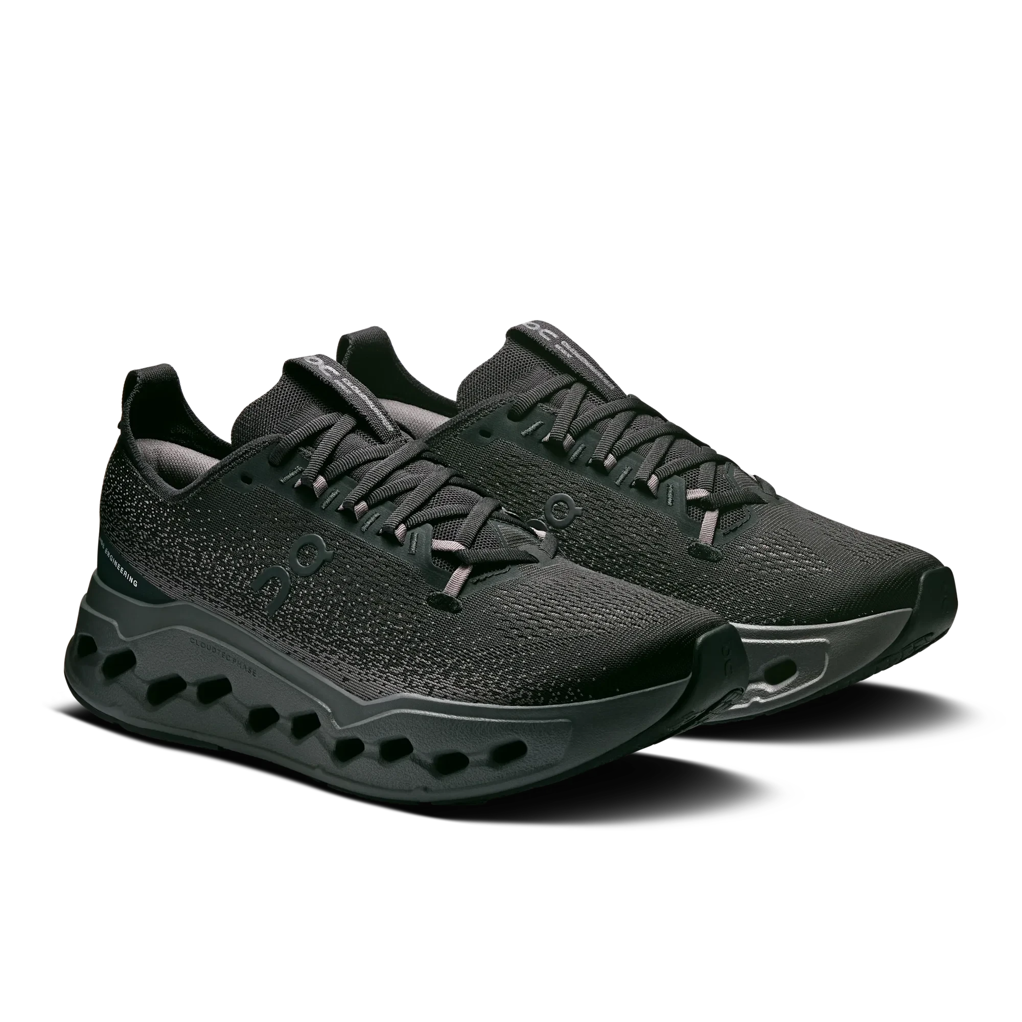 6. Pantofi alergare On Cloudsurfer Max Wide - amortizare maximă - Black | Eclipse