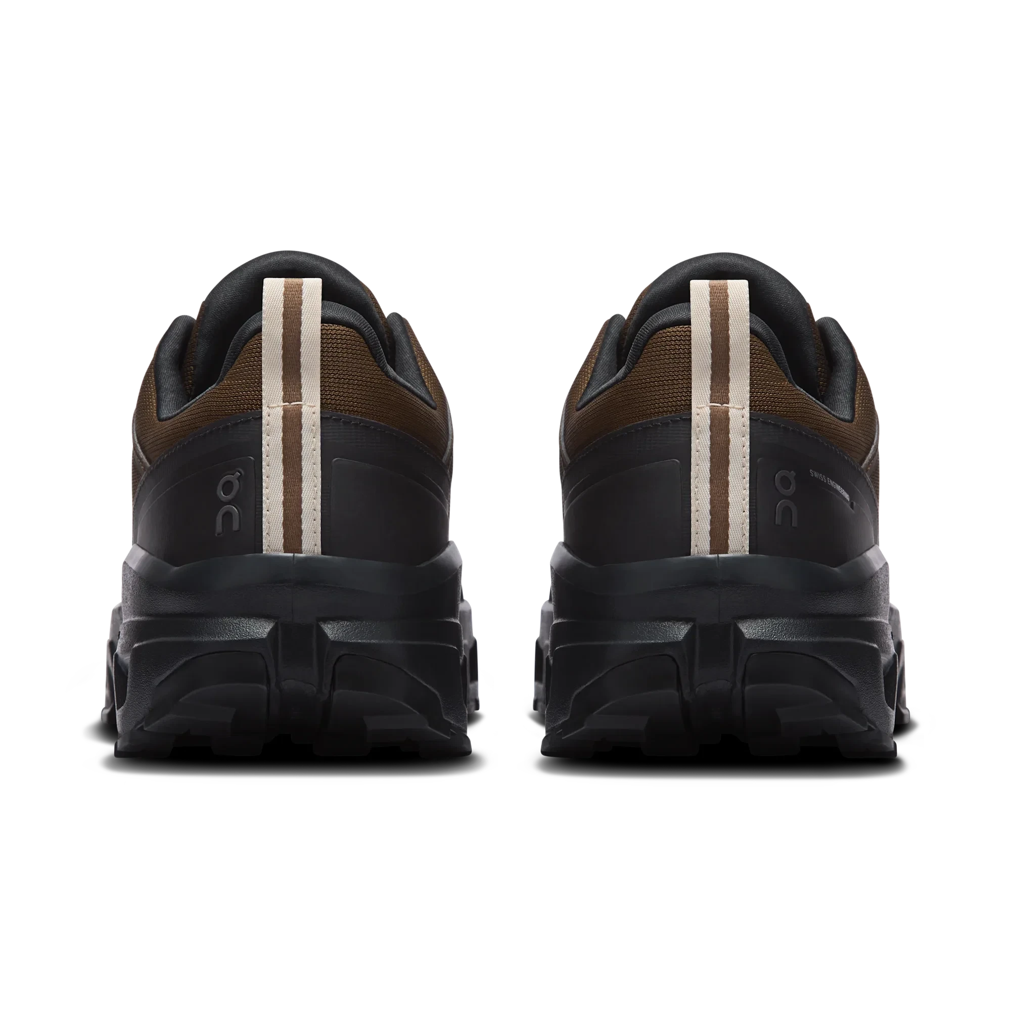 5. Pantofi hiking On Cloudrock Low WP - impermeabili trail - Earth | Black