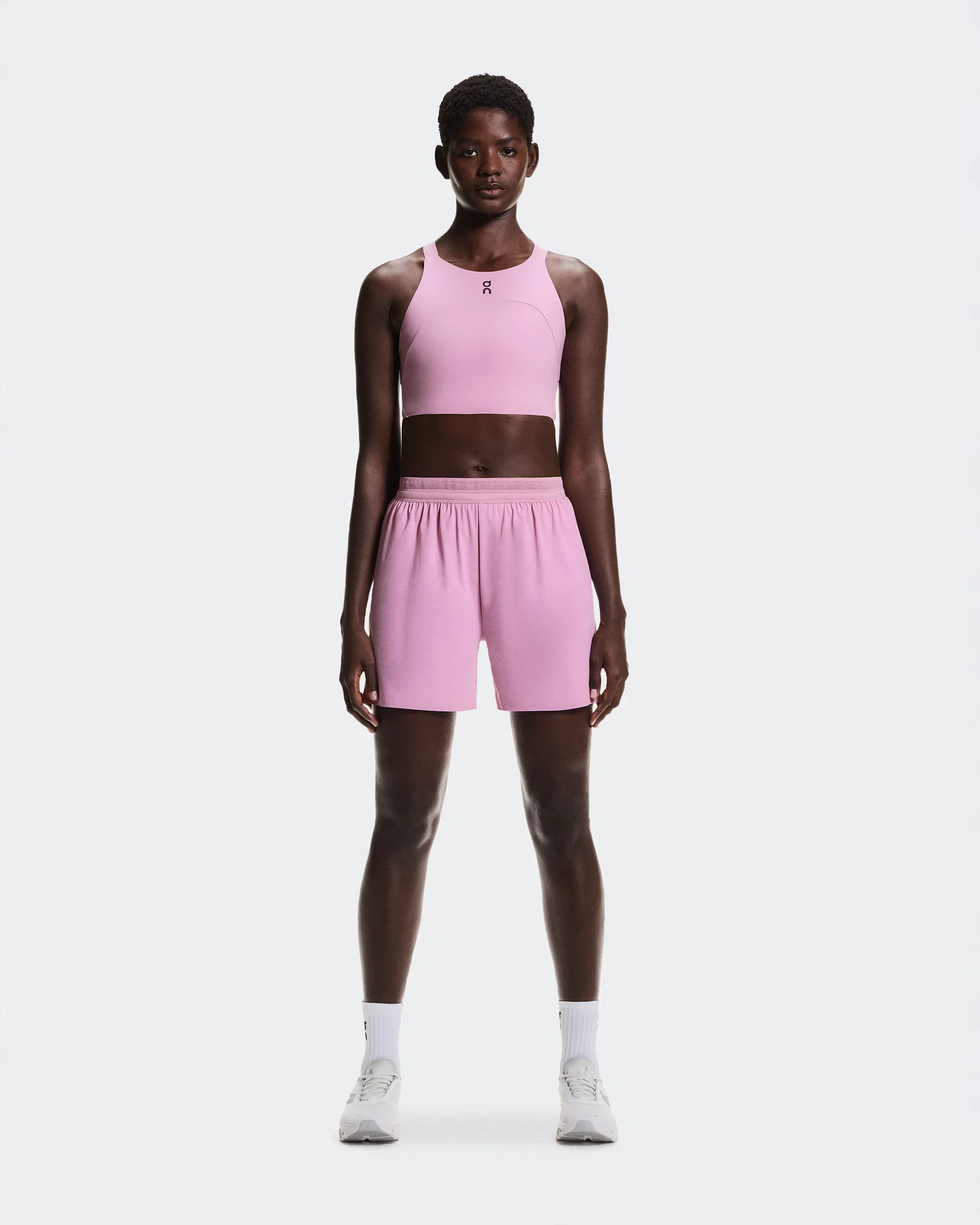 Crop top On Performance Crop W - roz Sakura | susținere la alergare - 189613
