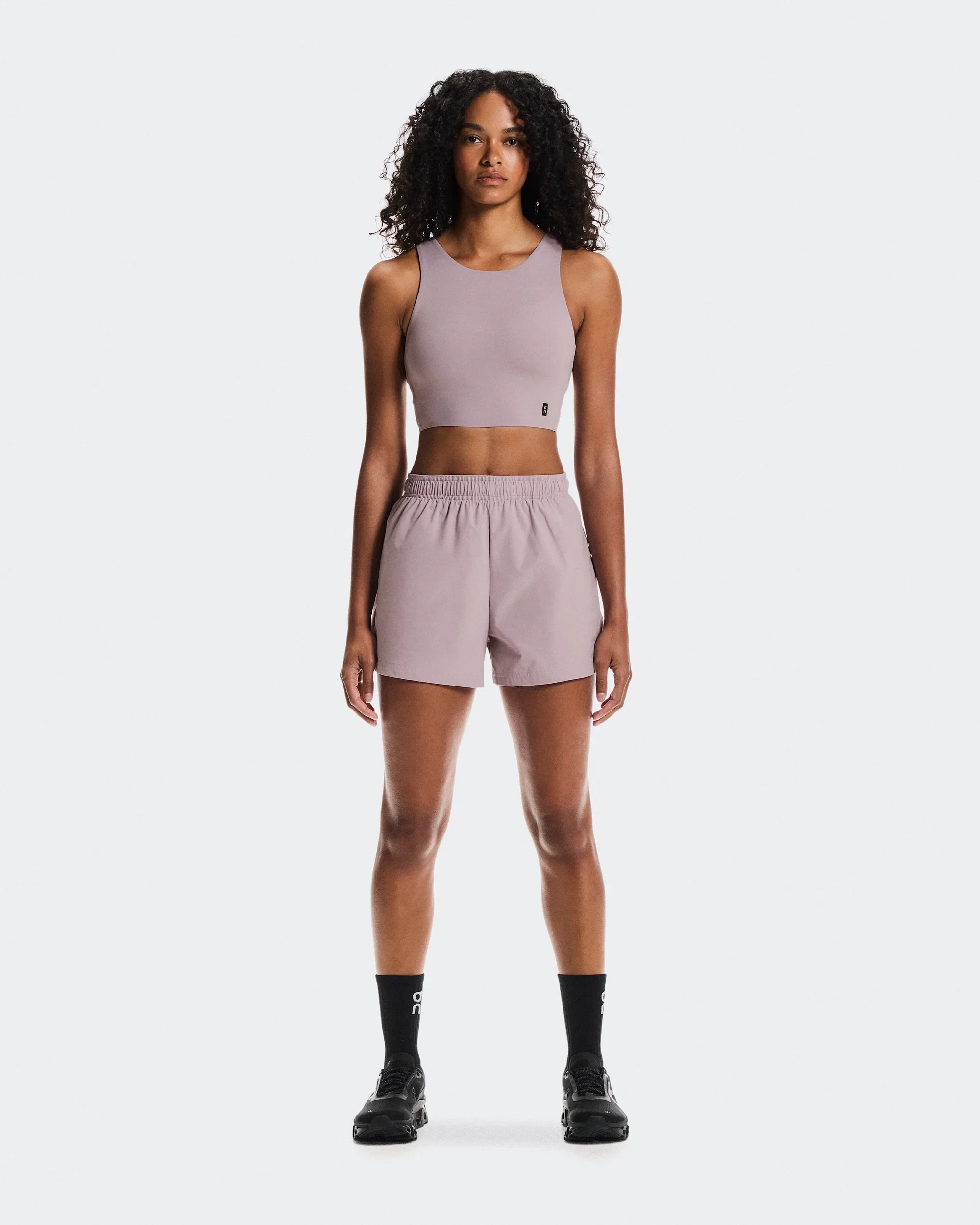 Pantaloni scurți alergare On 3" Core Shorts W - albastru Heron | ușori - 189666