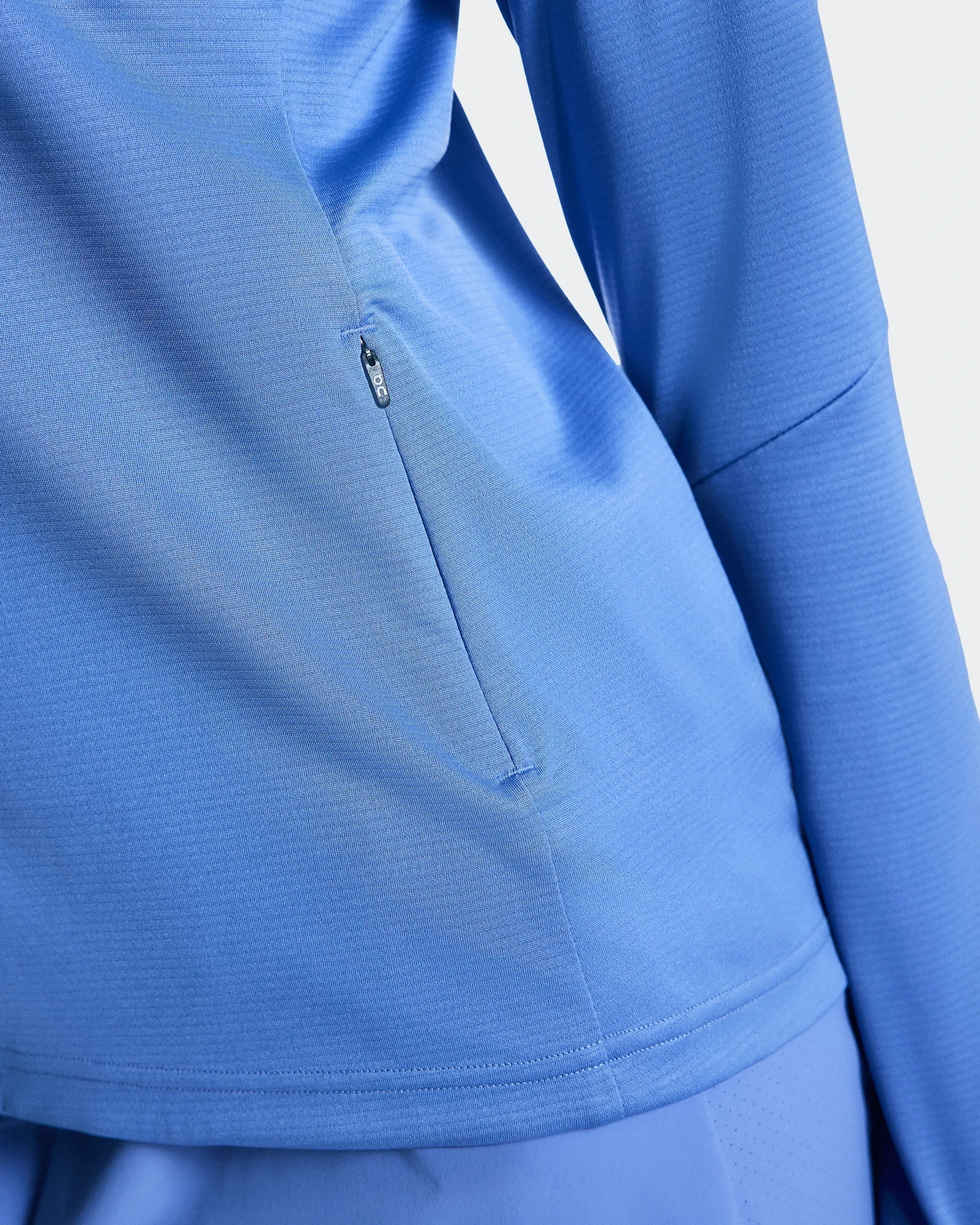 5. Hanorac On Climate Zip Hoodie W - albastru Iceberg | alergare