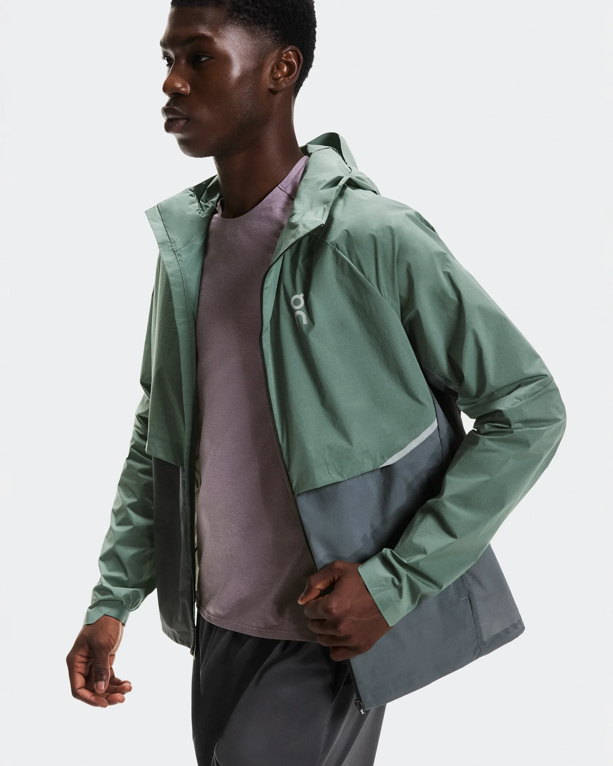8. Jachetă On Core Jacket - verde Olive | Rock | alergare all-weather