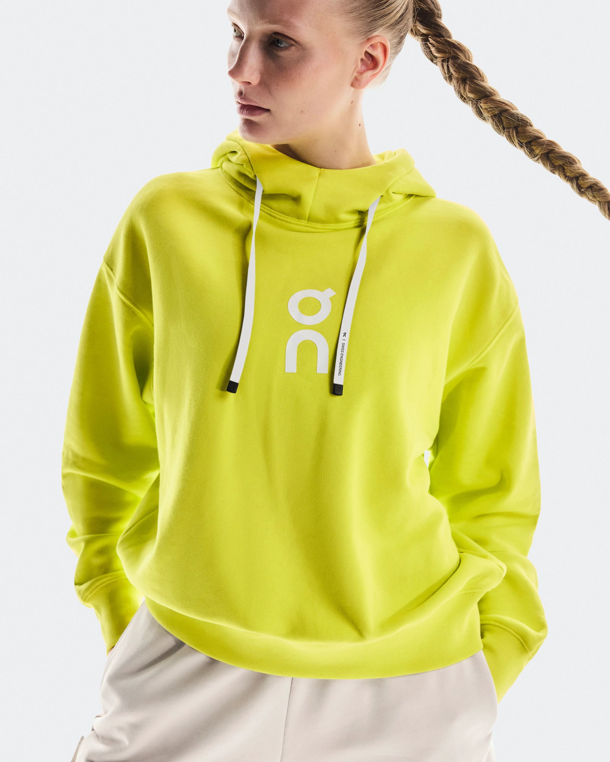 3. Hanorac On Club Hoodie W - verde Lime | confort casual