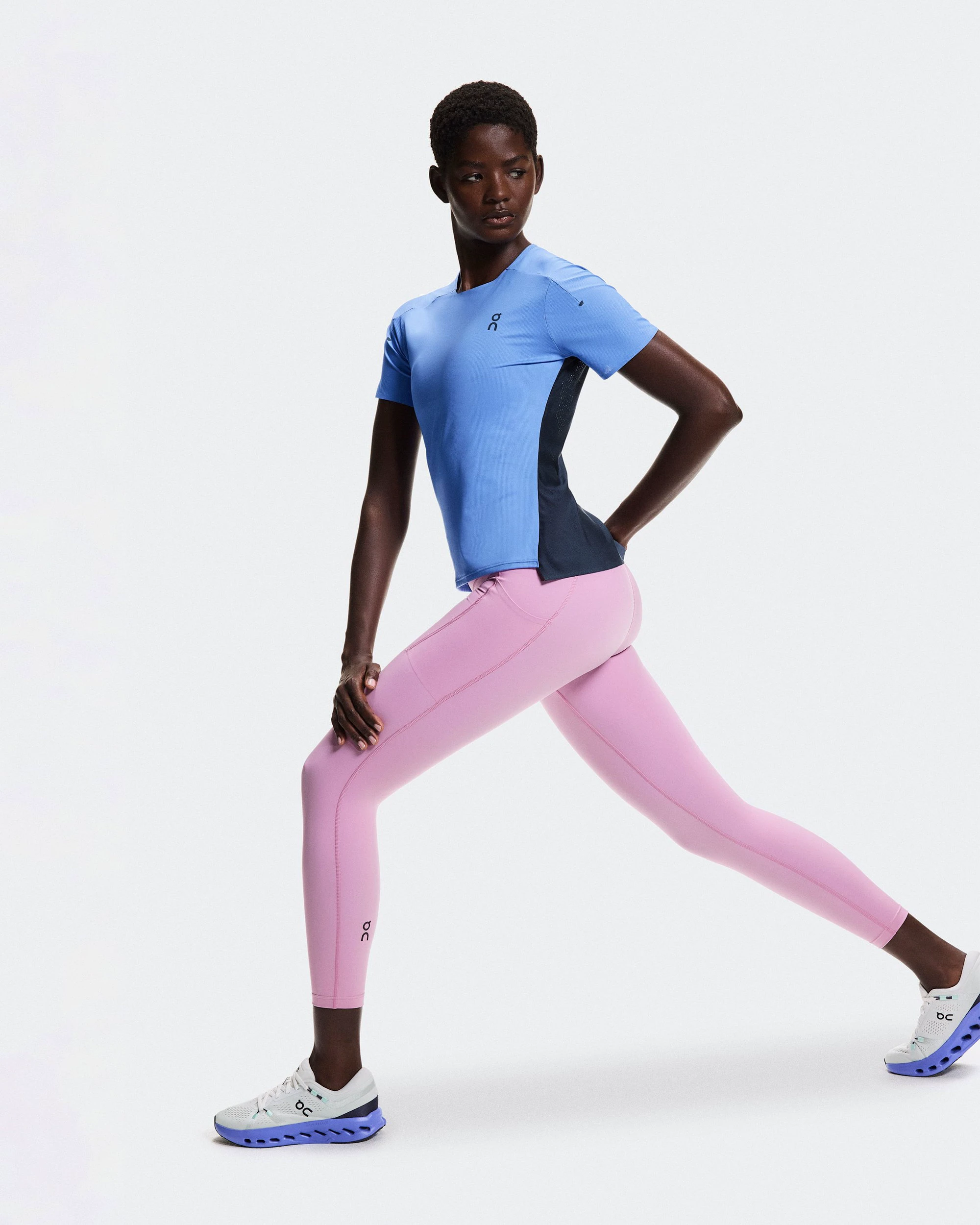 6. Colanți 7/8 On Performance Tights 7/8 W - roz Sakura | alergare