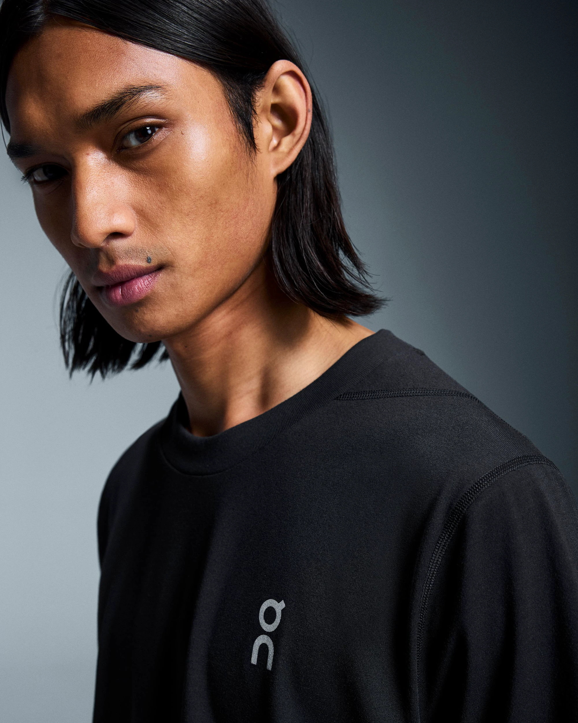 6. Tricou antrenament On Train-T - negru | tehnologie DryTec™