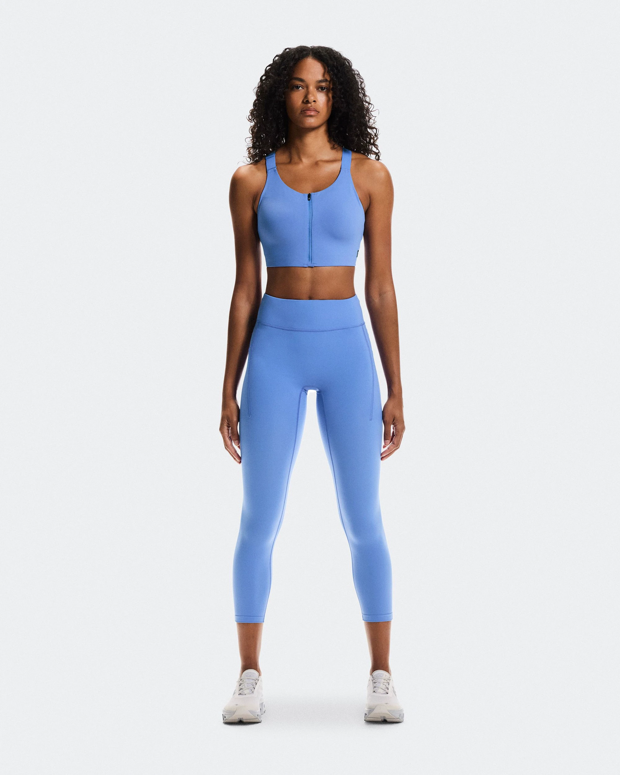 1. Colanți 7/8 On Performance Tights 7/8 W - albastru Sailor | alergare