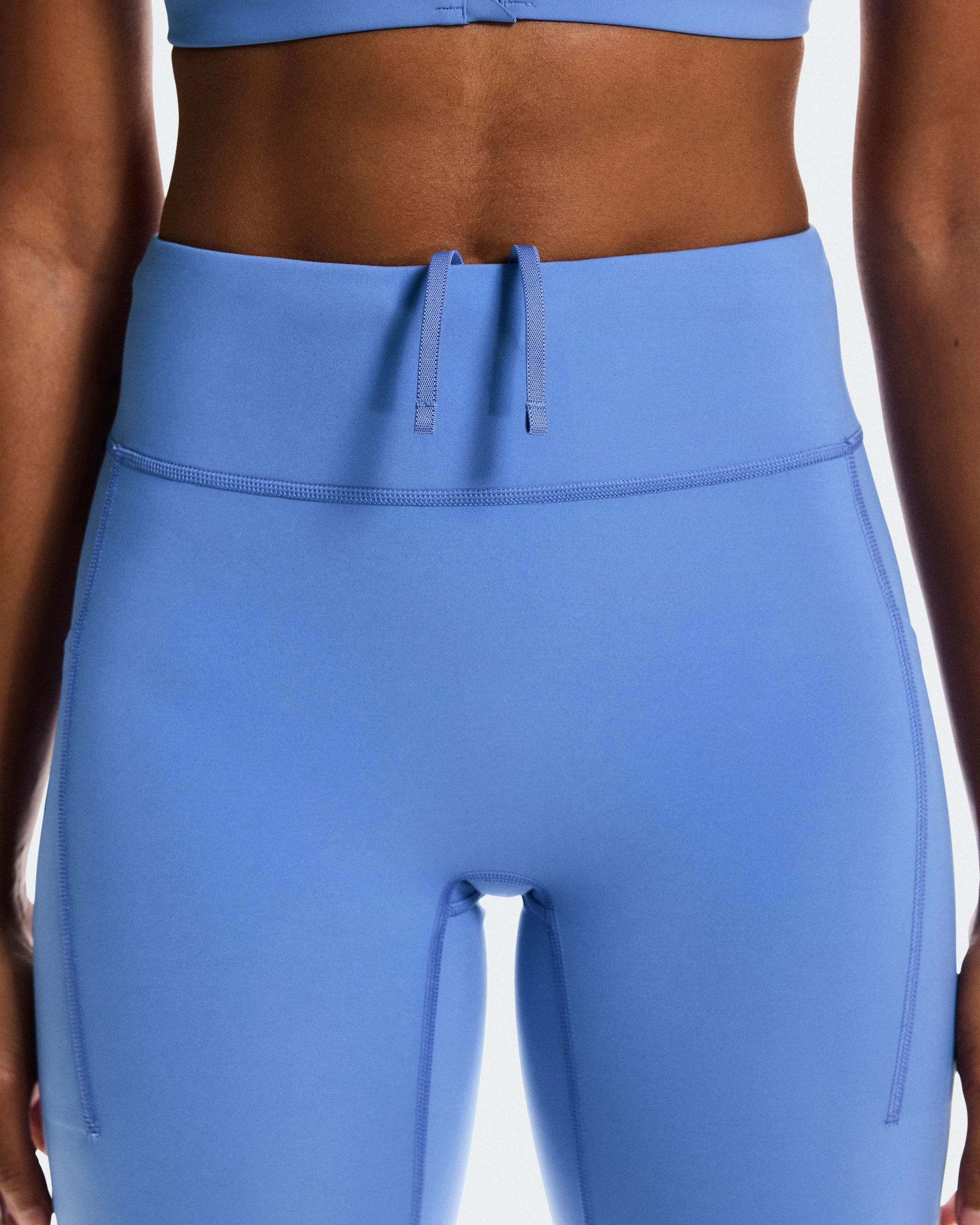 4. Colanți 7/8 On Performance Tights 7/8 W - albastru Sailor | alergare