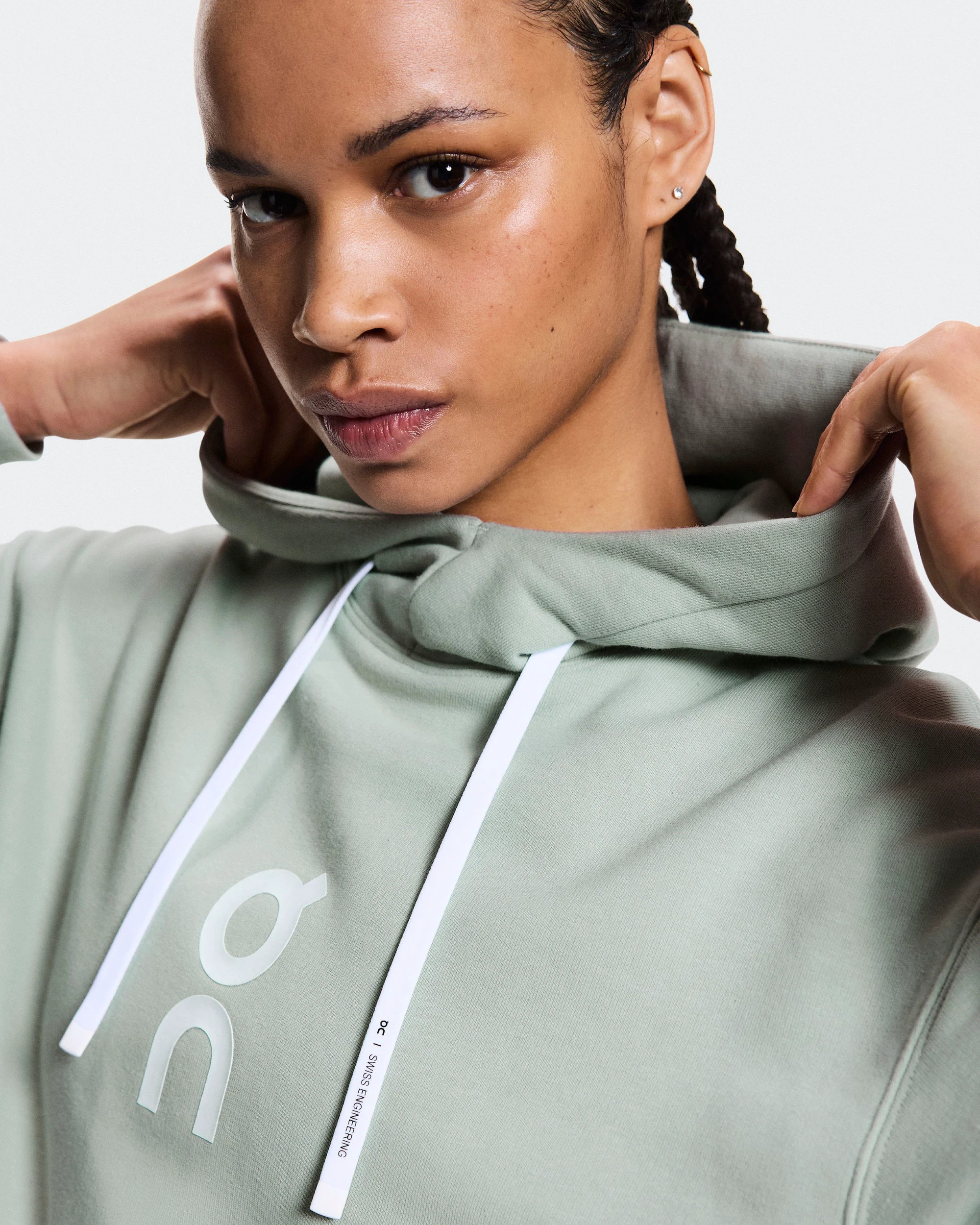 6. Hanorac On Club Hoodie W - albastru Mineral | confort casual