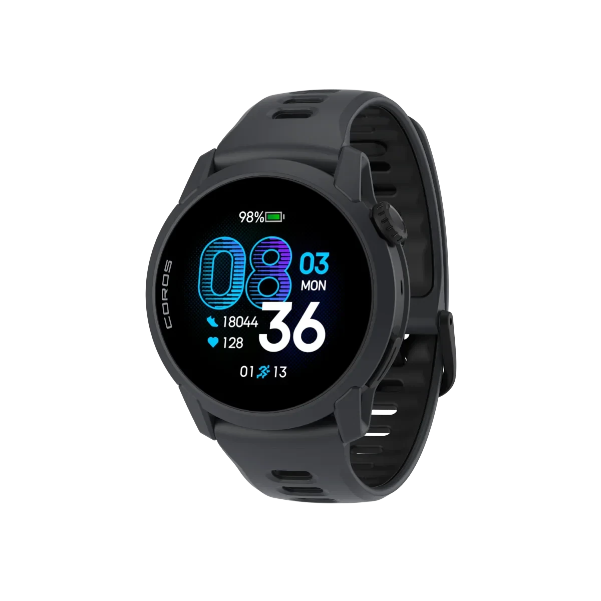 COROS Pace 4 - smartwatch multisport GPS - curea silicon neagra - 190878