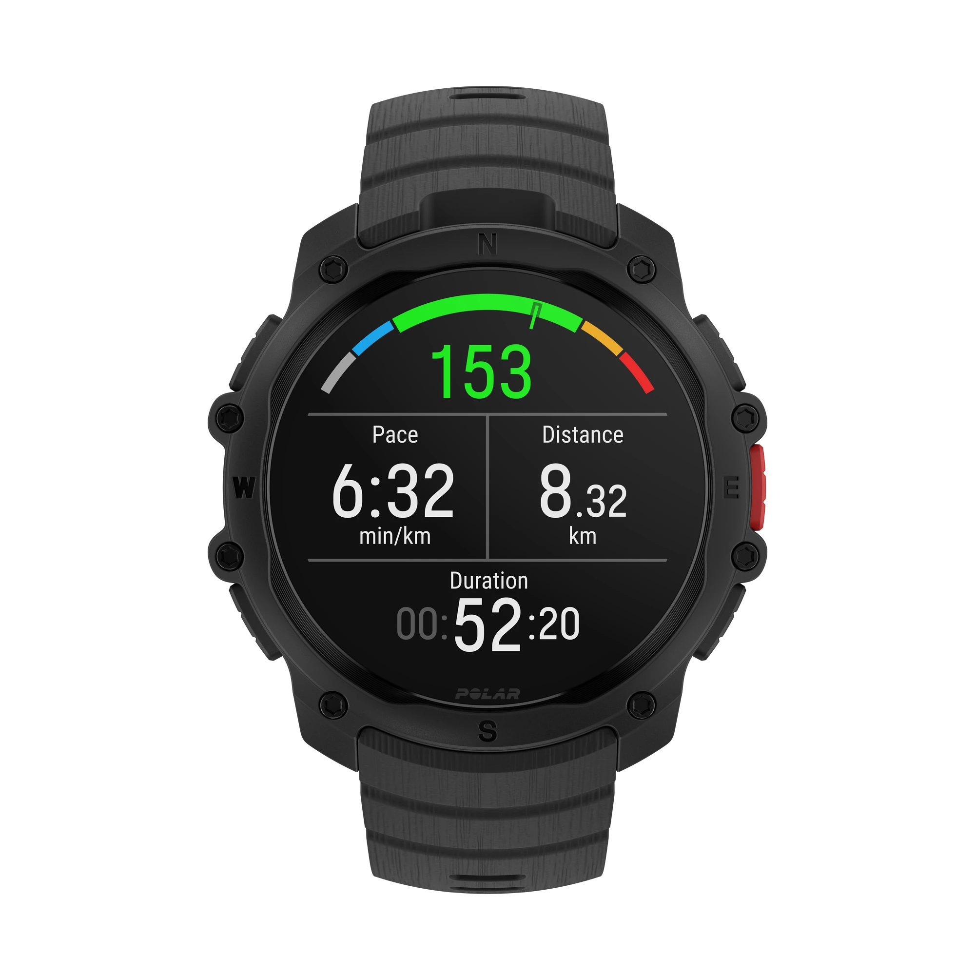 4. Polar Street X - smartwatch GPS negru Night Black