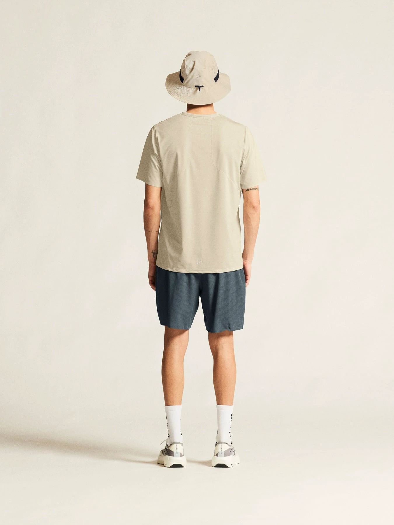 6. Tricou trail Craft Pro Trail SS Tee 2 - bej | poliester reciclat