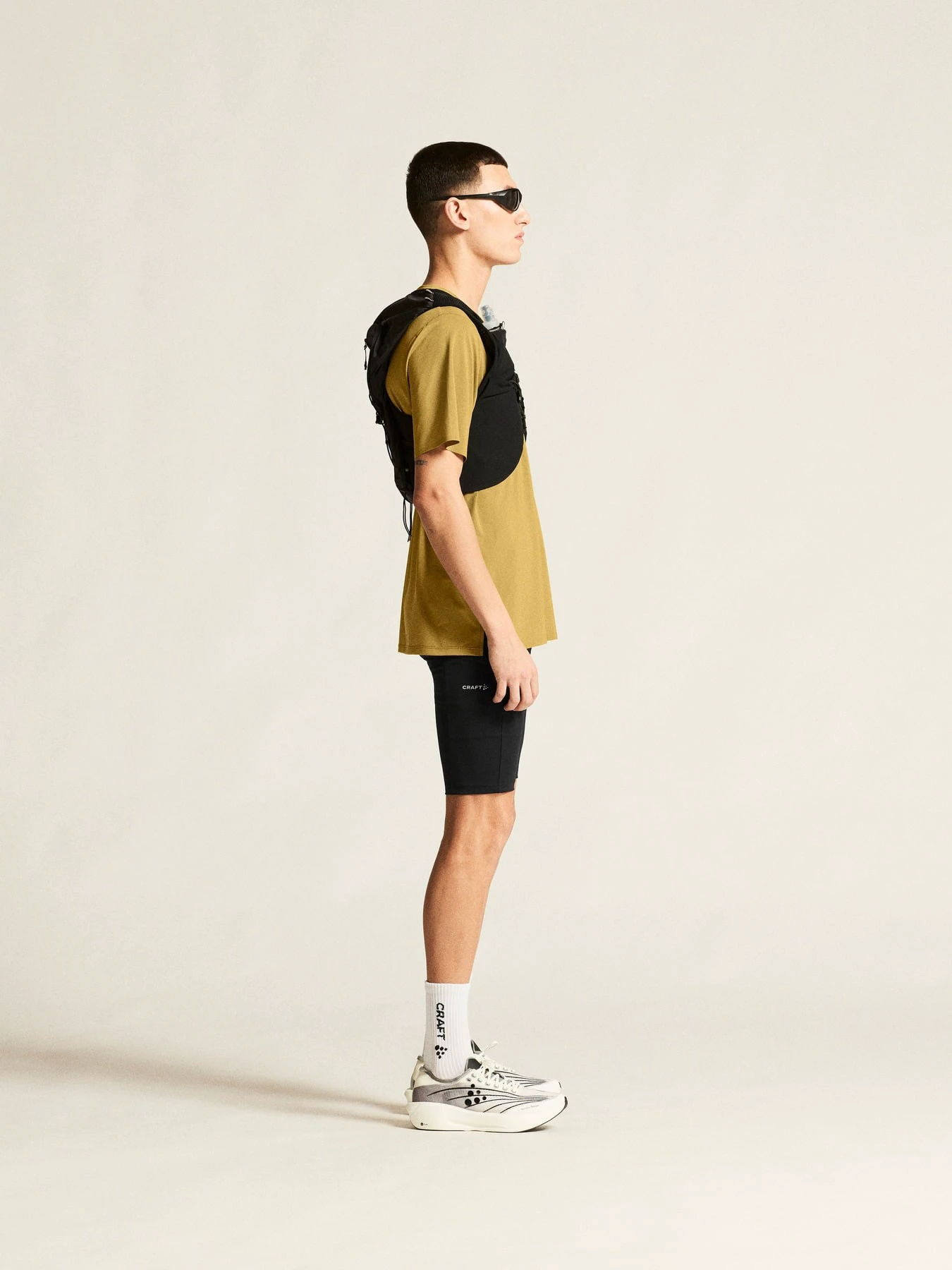 5. Tricou trail Craft Pro Trail SS Tee 2 - verde | poliester reciclat