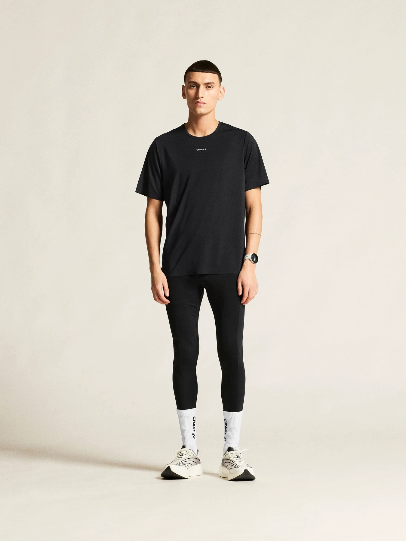 Tricou trail Craft Pro Trail SS Tee 2 - negru | poliester reciclat - 191071