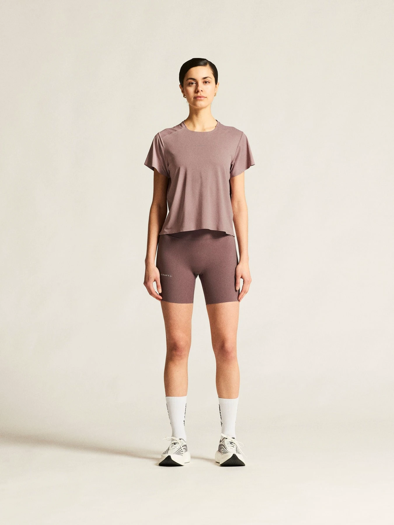 Tricou alergare Craft Hypervent Tee W - mov | ventilație perforată - 191119