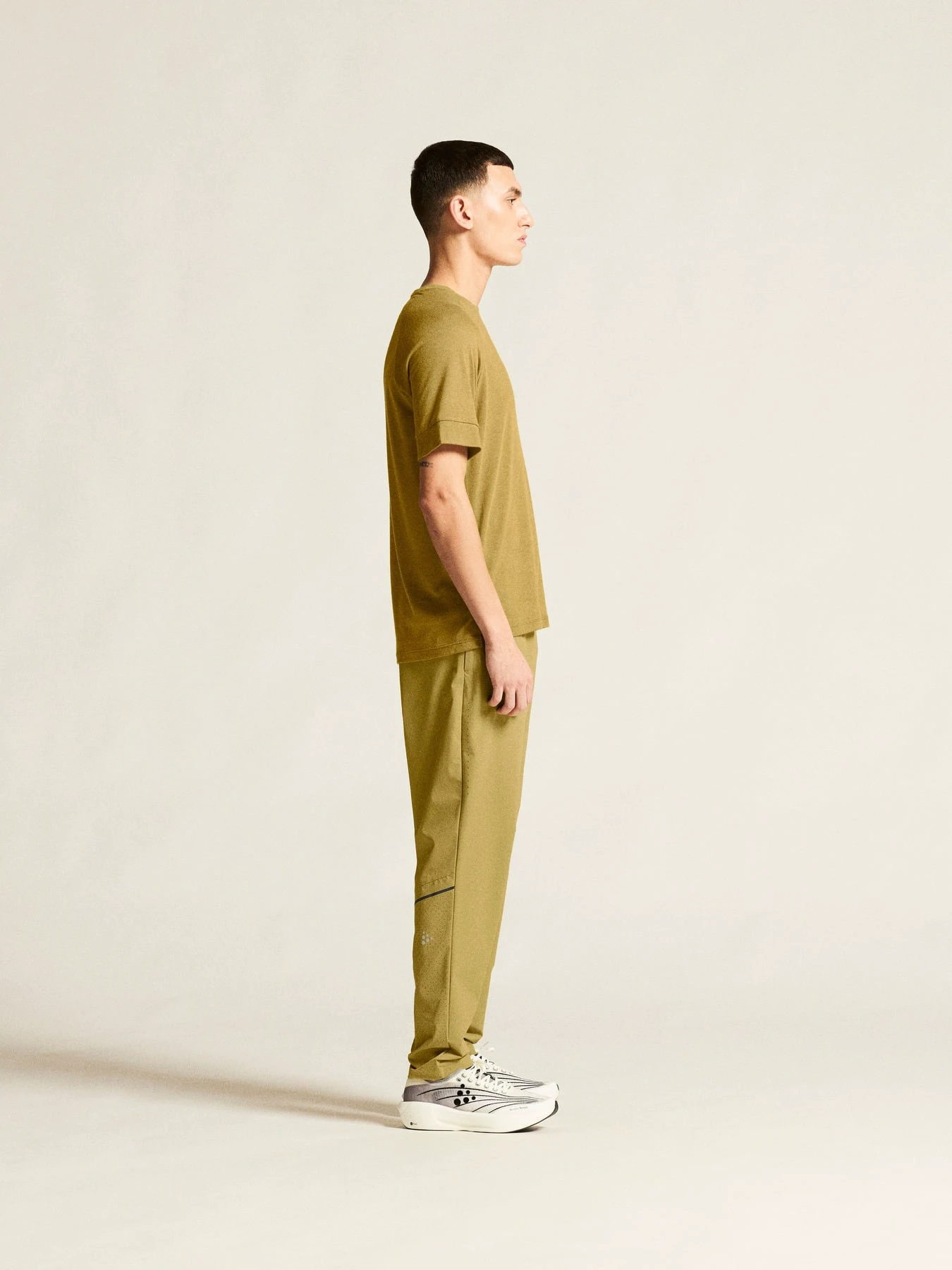 6. Tricou trail Craft ADV Trail Wool SS Tee - verde | lână reciclată