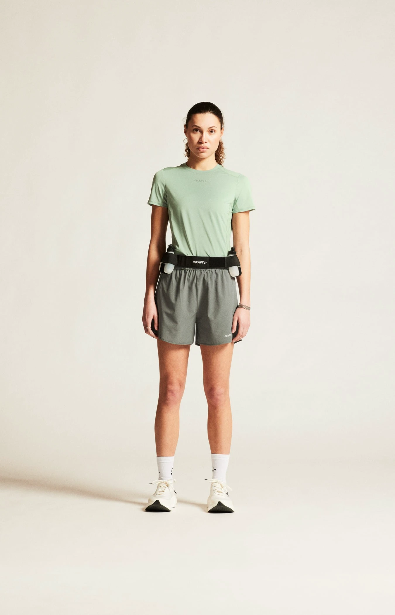 Tricou alergare Craft ADV Essence SS Tee 2 - verde | poliester reciclat - 191151