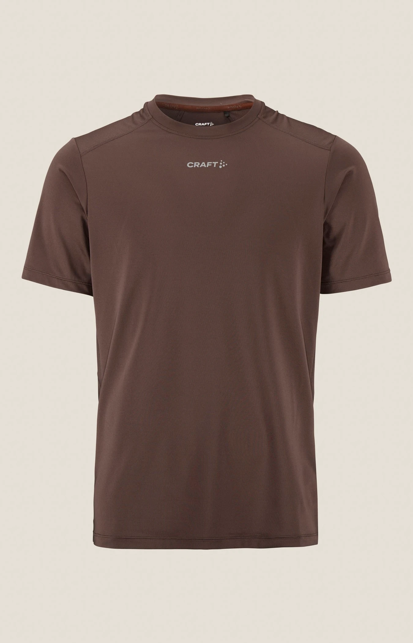 2. Tricou alergare Craft ADV Essence SS Tee 2 - maro | poliester reciclat