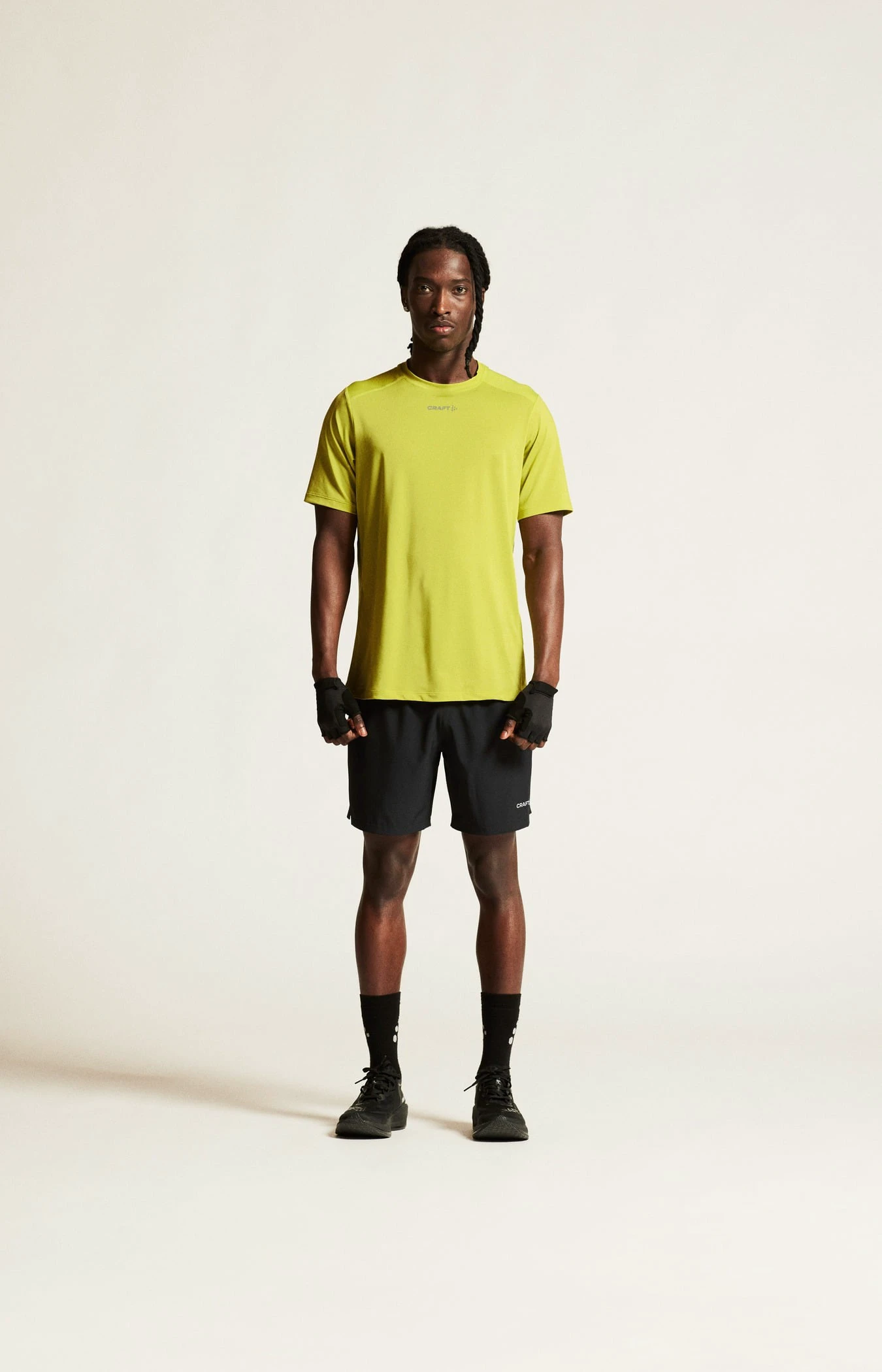 Tricou alergare Craft ADV Essence SS Tee 2 - verde | poliester reciclat - 191186