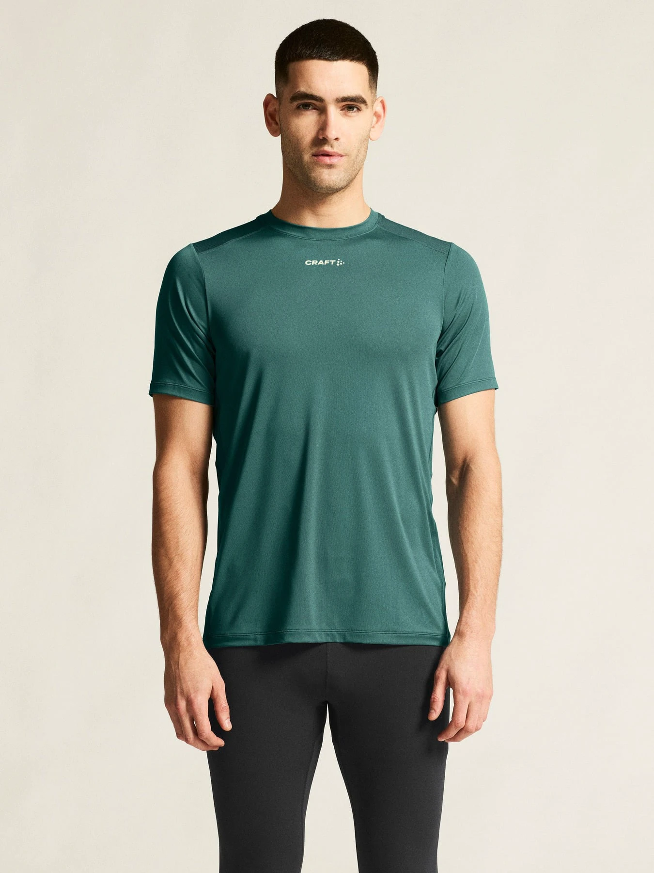 2. Tricou alergare Craft ADV Essence SS Tee 2 - verde | poliester reciclat