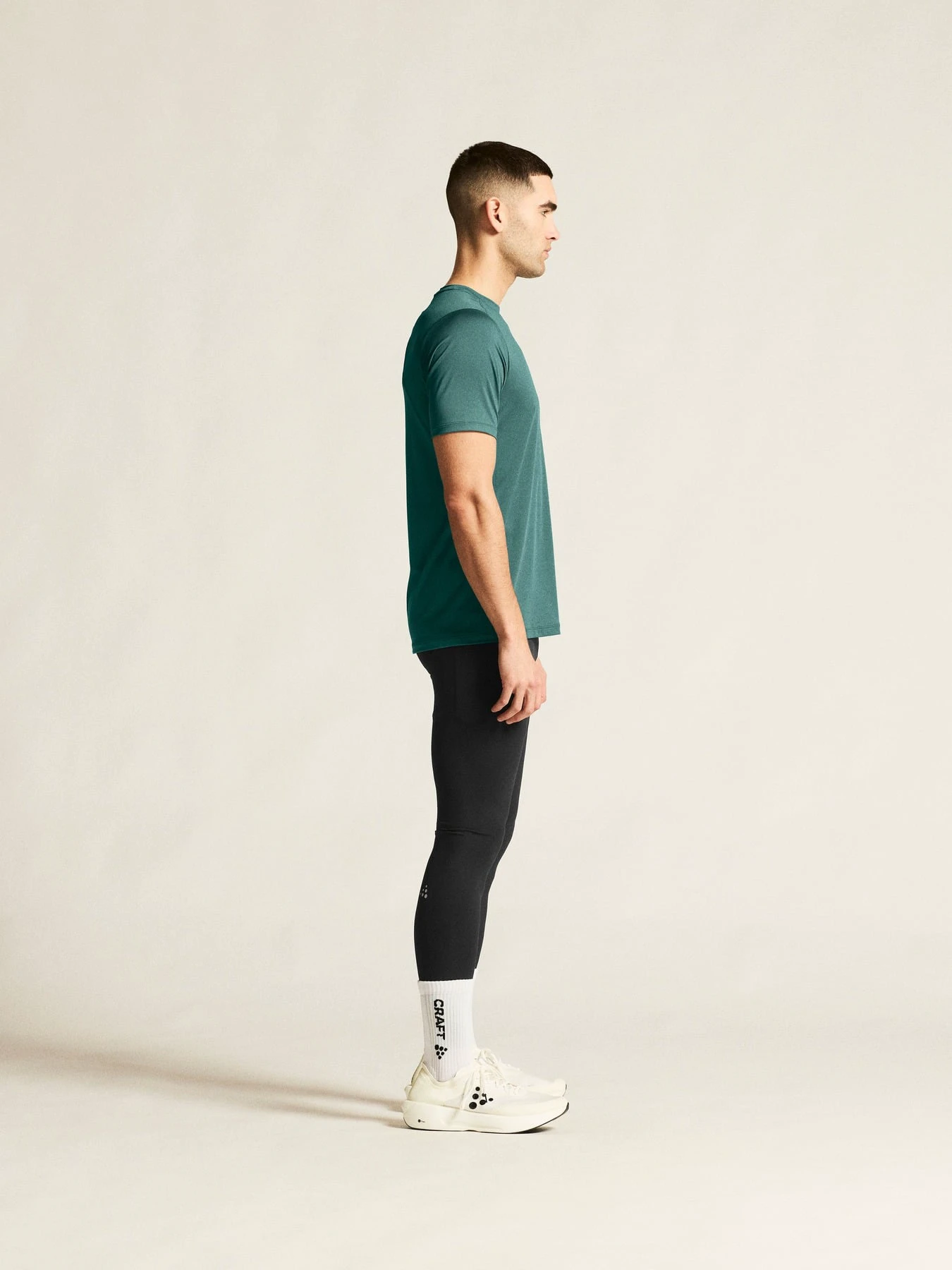 3. Tricou alergare Craft ADV Essence SS Tee 2 - verde | poliester reciclat