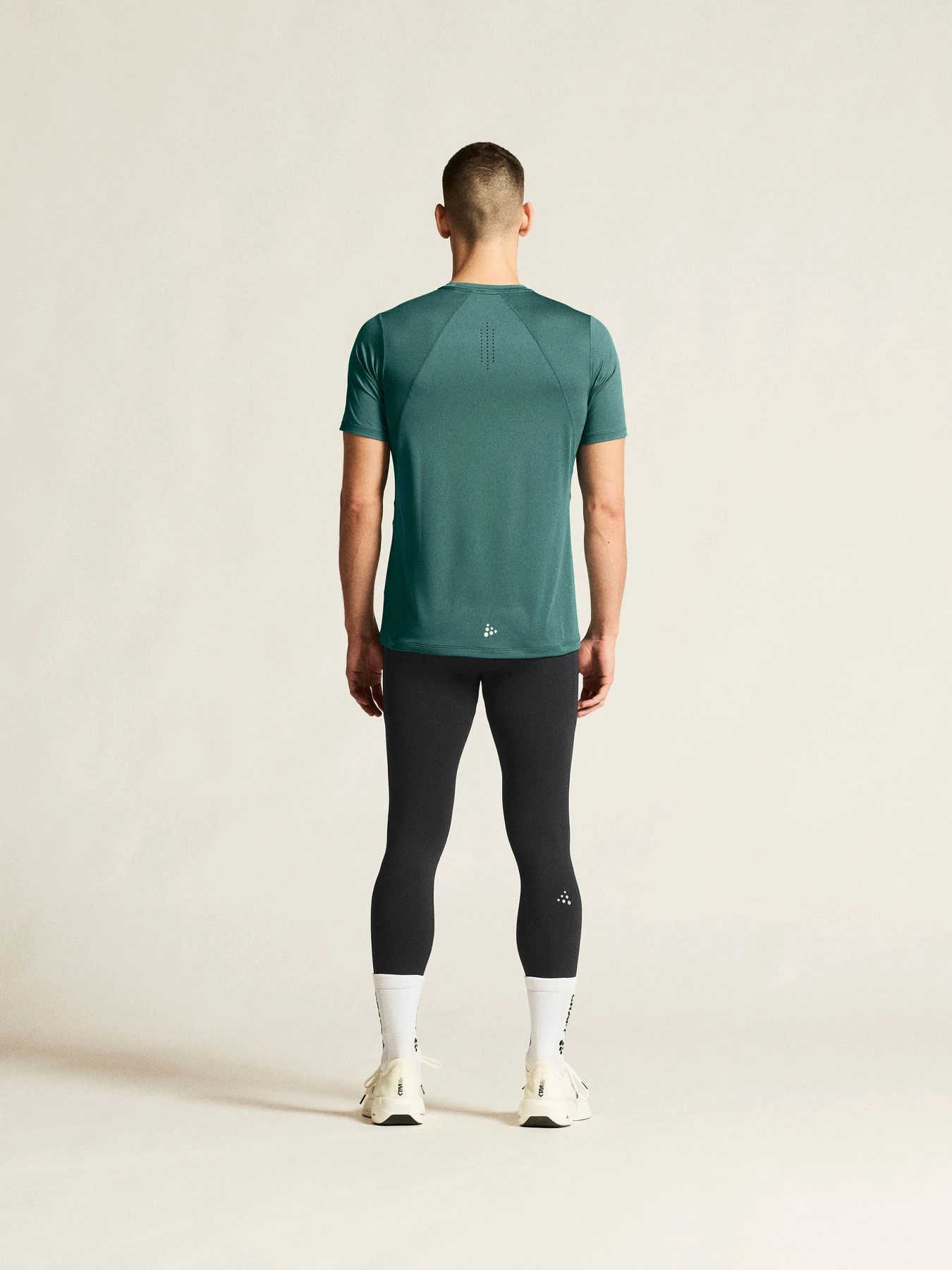 4. Tricou alergare Craft ADV Essence SS Tee 2 - verde | poliester reciclat