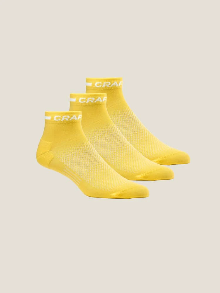 Sosete Craft Core Dry Mid 3-pack - galben | evacuare rapidă transpirație - 191540