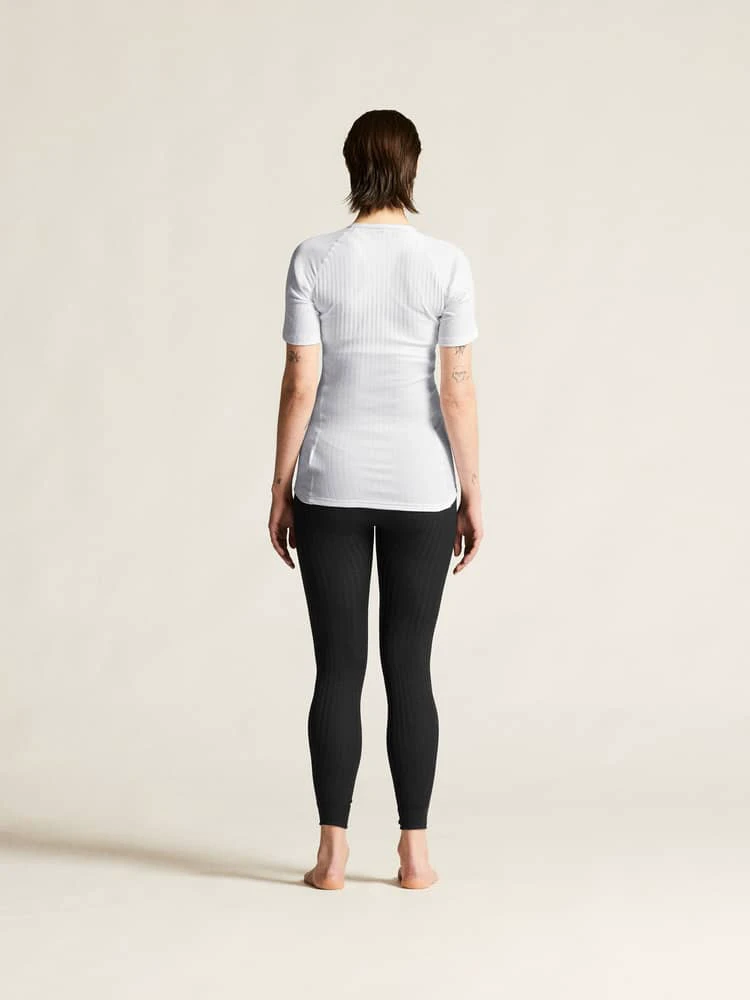 4. Tricou strat de bază Craft Active Extreme X RN SS W - alb | management termic