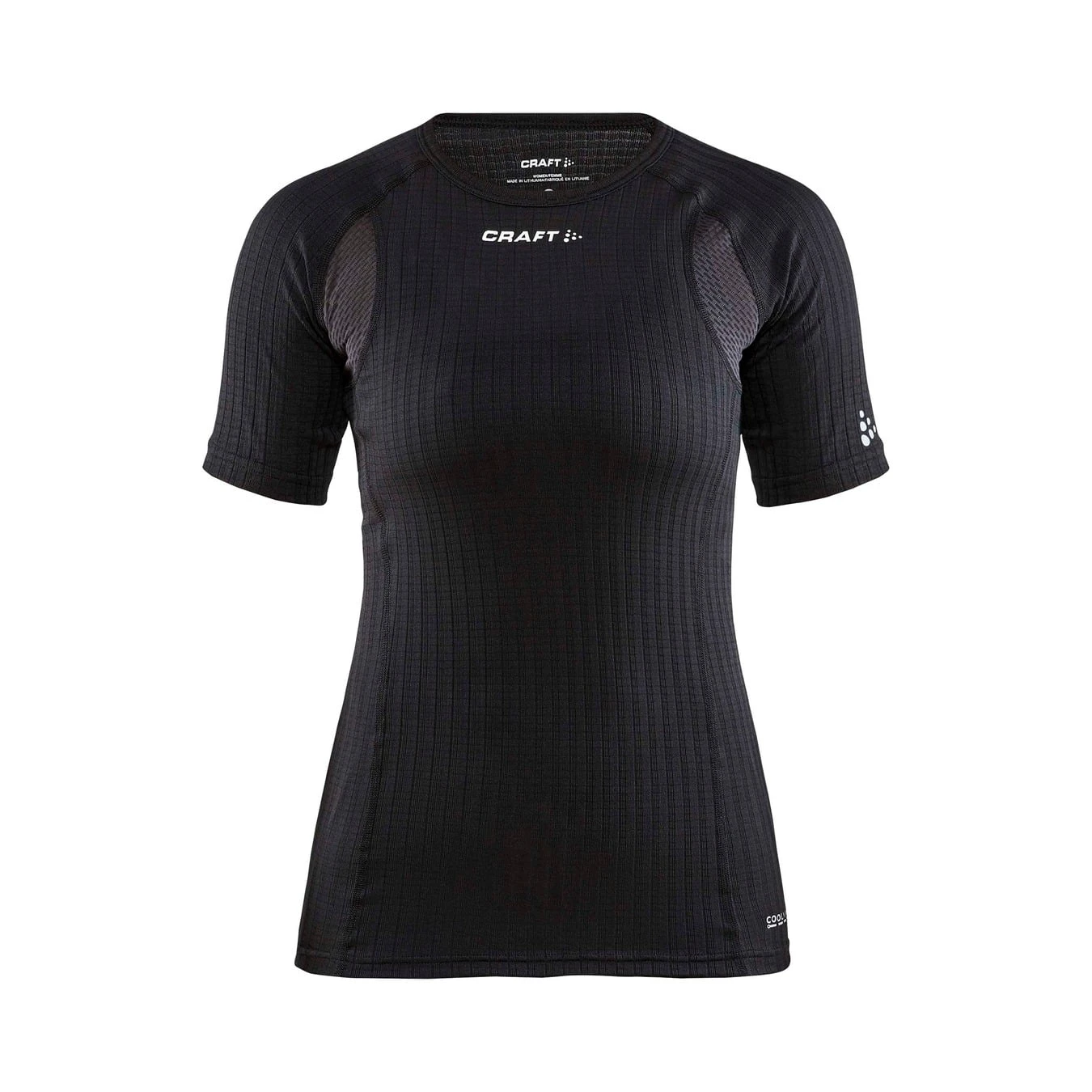 6. Tricou strat de bază Craft Active Extreme X RN SS W - negru | management termic