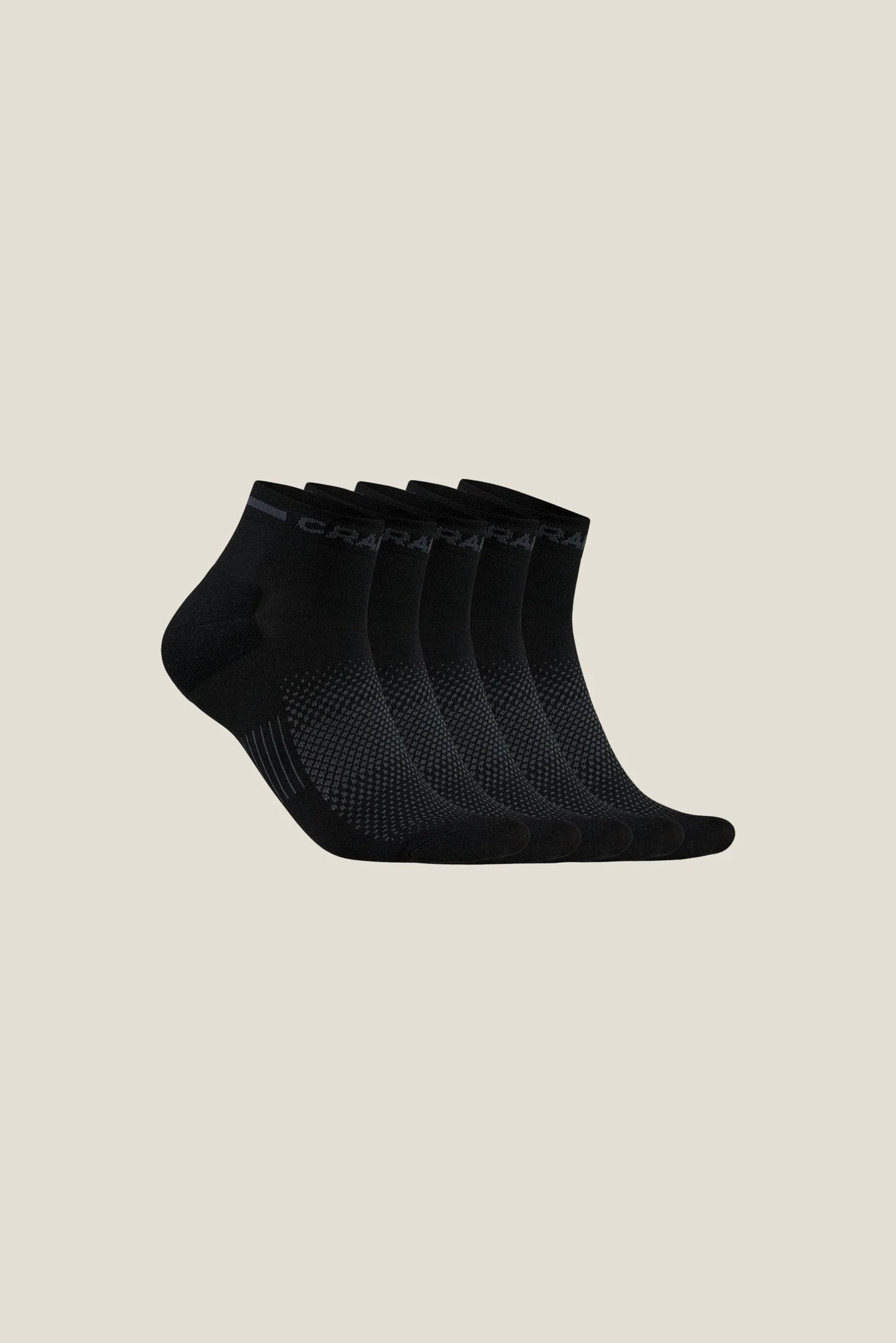 Sosete sport Craft Active Mid Sock - negru | pachet 5 perechi - 192179