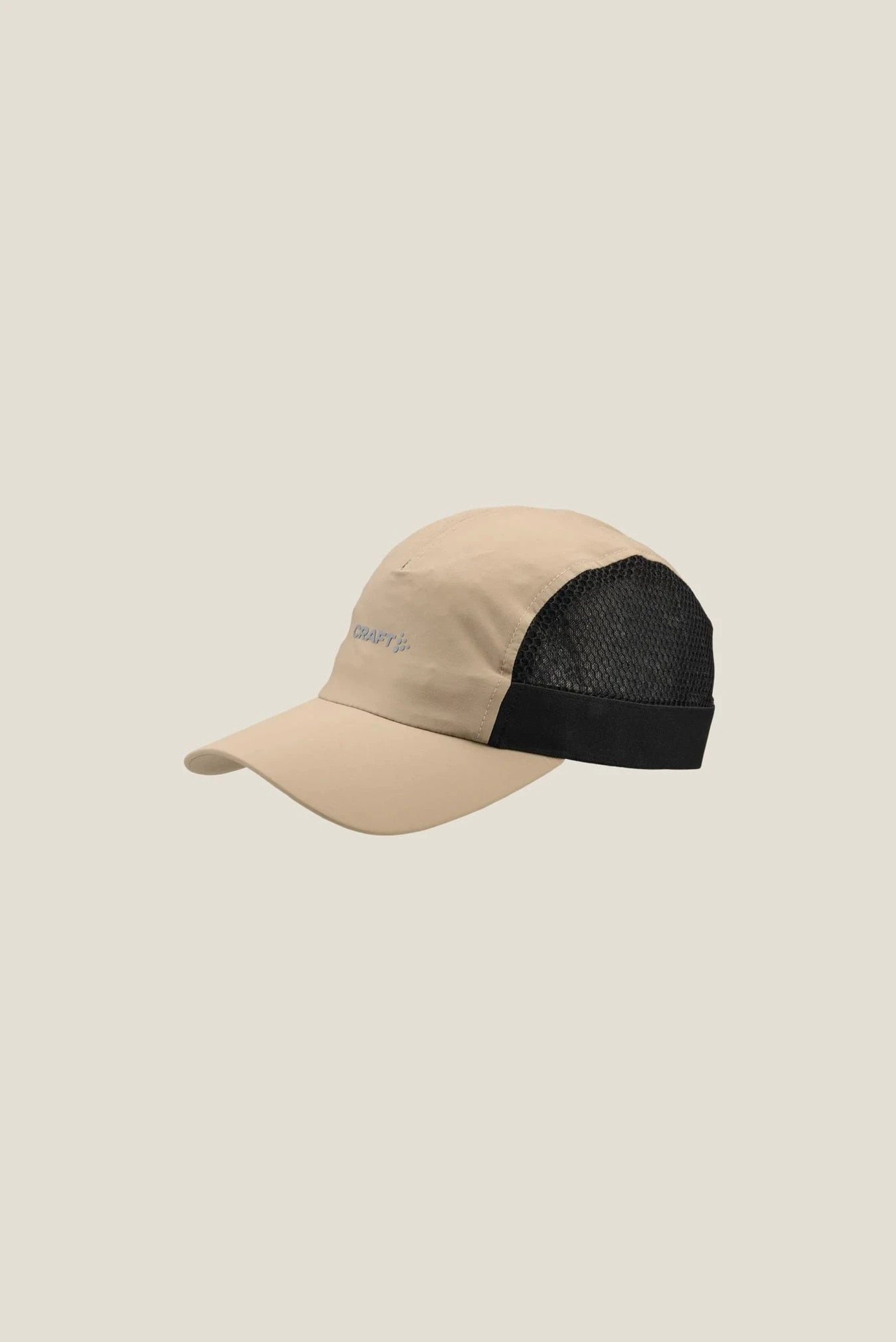 1. Șapcă trail running Craft Pro Trail Cap - bej | unisex