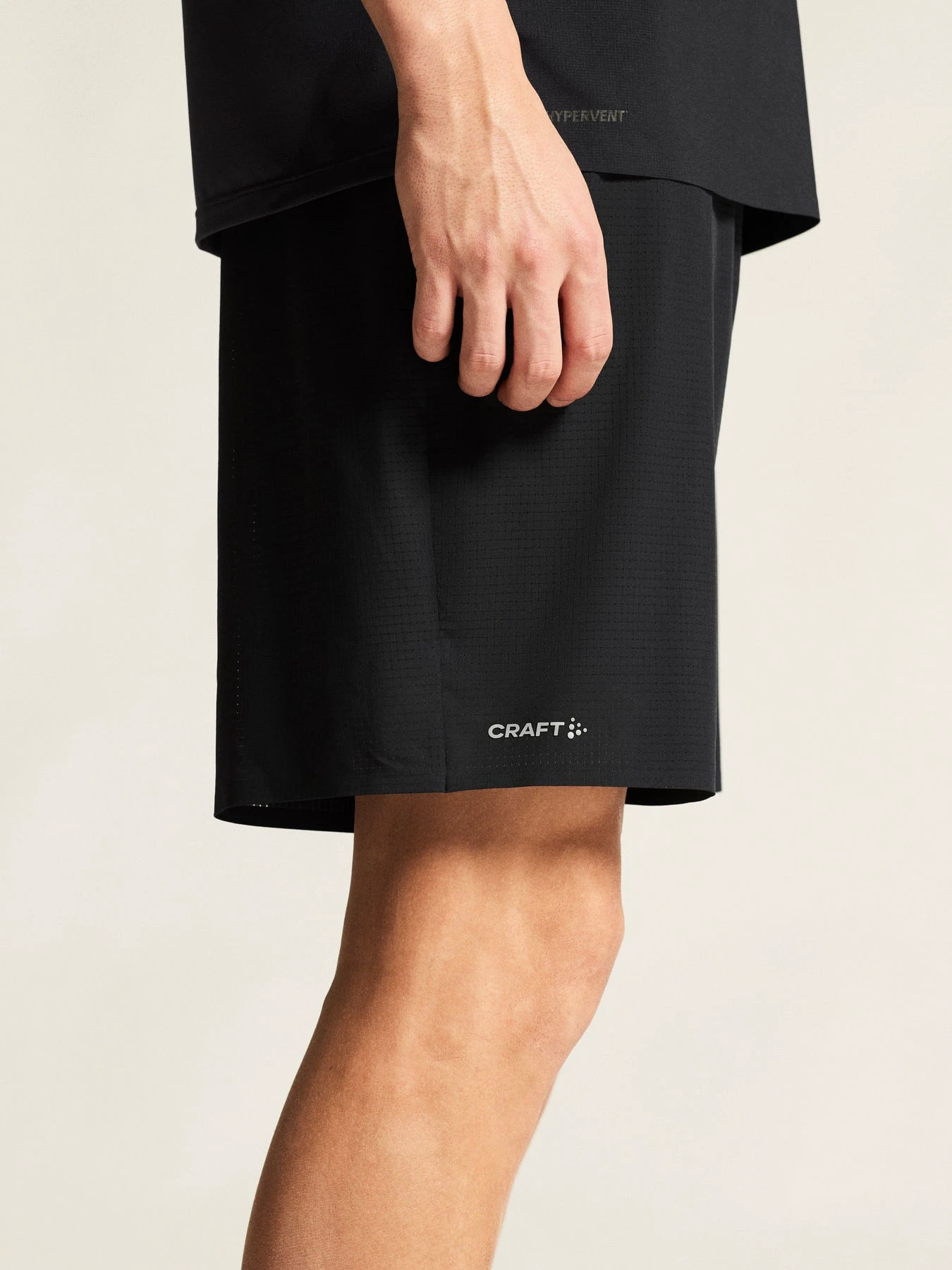 4. Pantaloni scurți trail Craft Pro Trail Shorts - negri | alergare munte