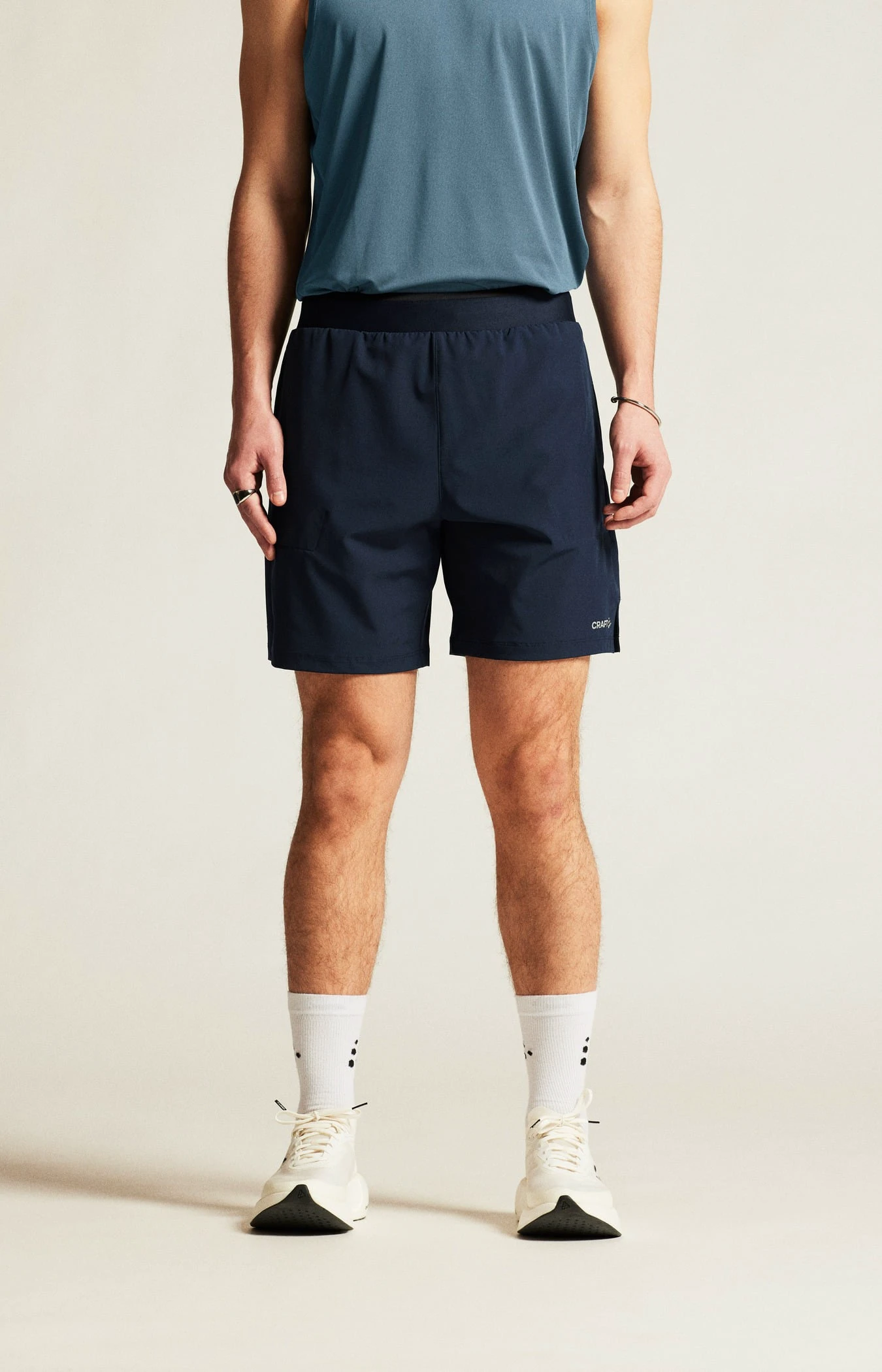 5. Pantaloni scurți Craft ADV Essence 2-in-1 Shorts 2 - albastru | alergare
