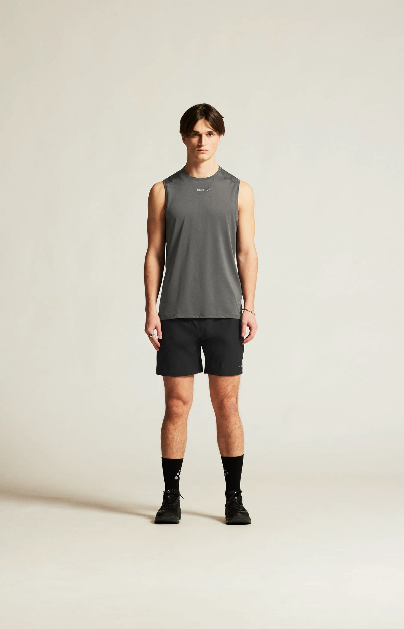Pantaloni scurți Craft ADV Essence 2-in-1 Shorts 2 - negru | alergare - 191393