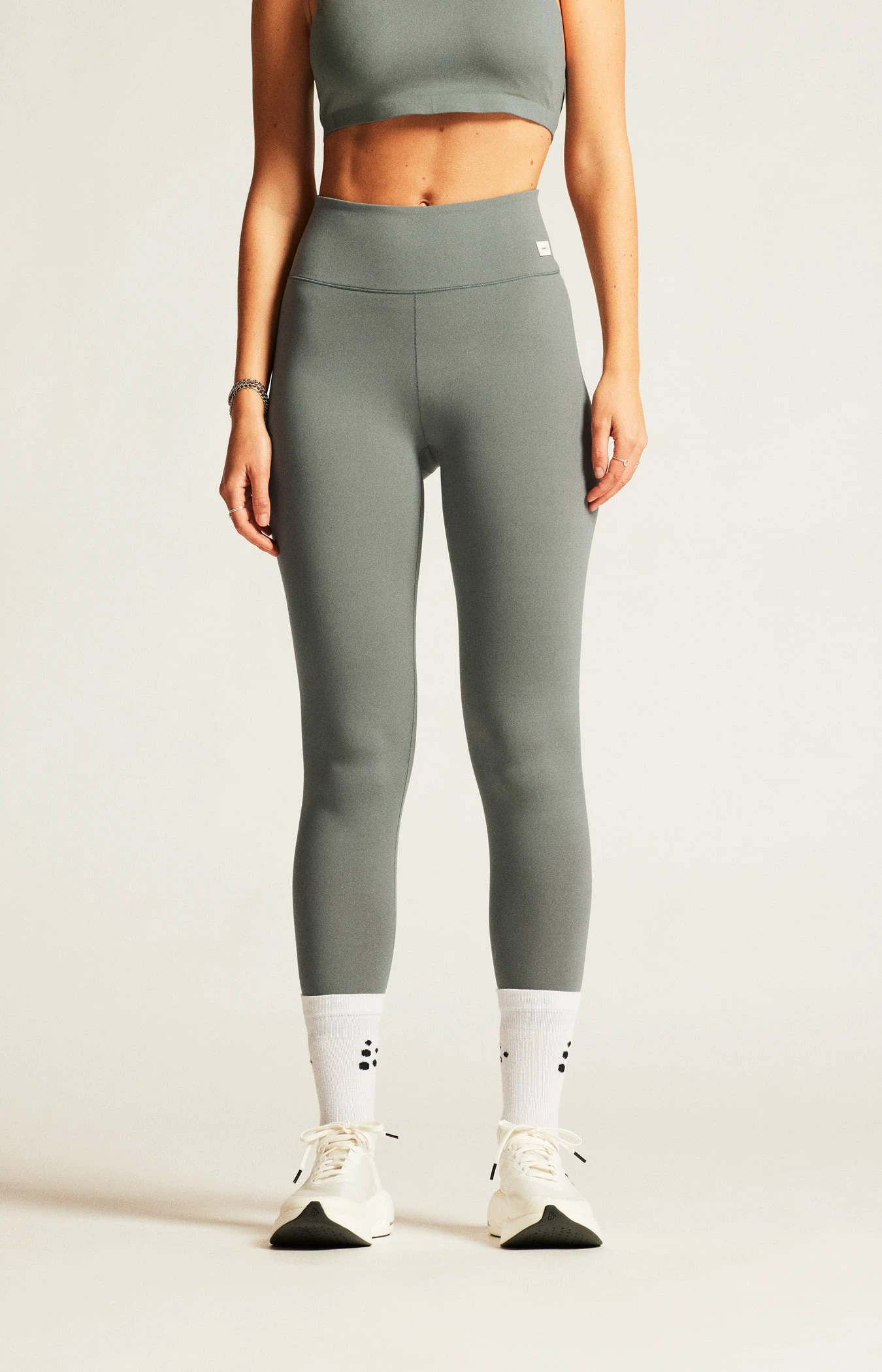 5. Colanți Craft Collective 7/8 Tights - verzi | antrenament femei
