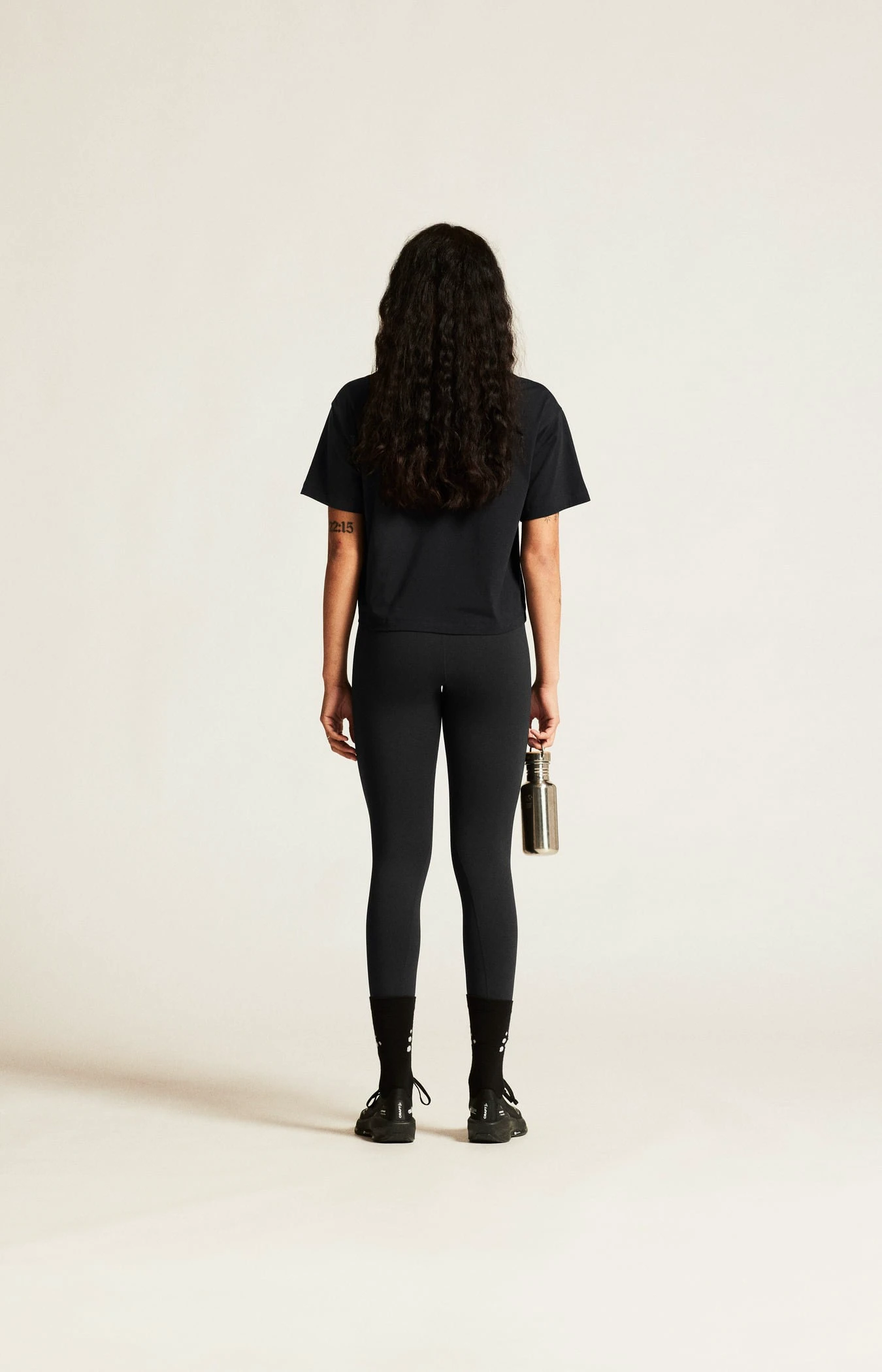 3. Colanți Craft Collective 7/8 Tights - negri | antrenament femei